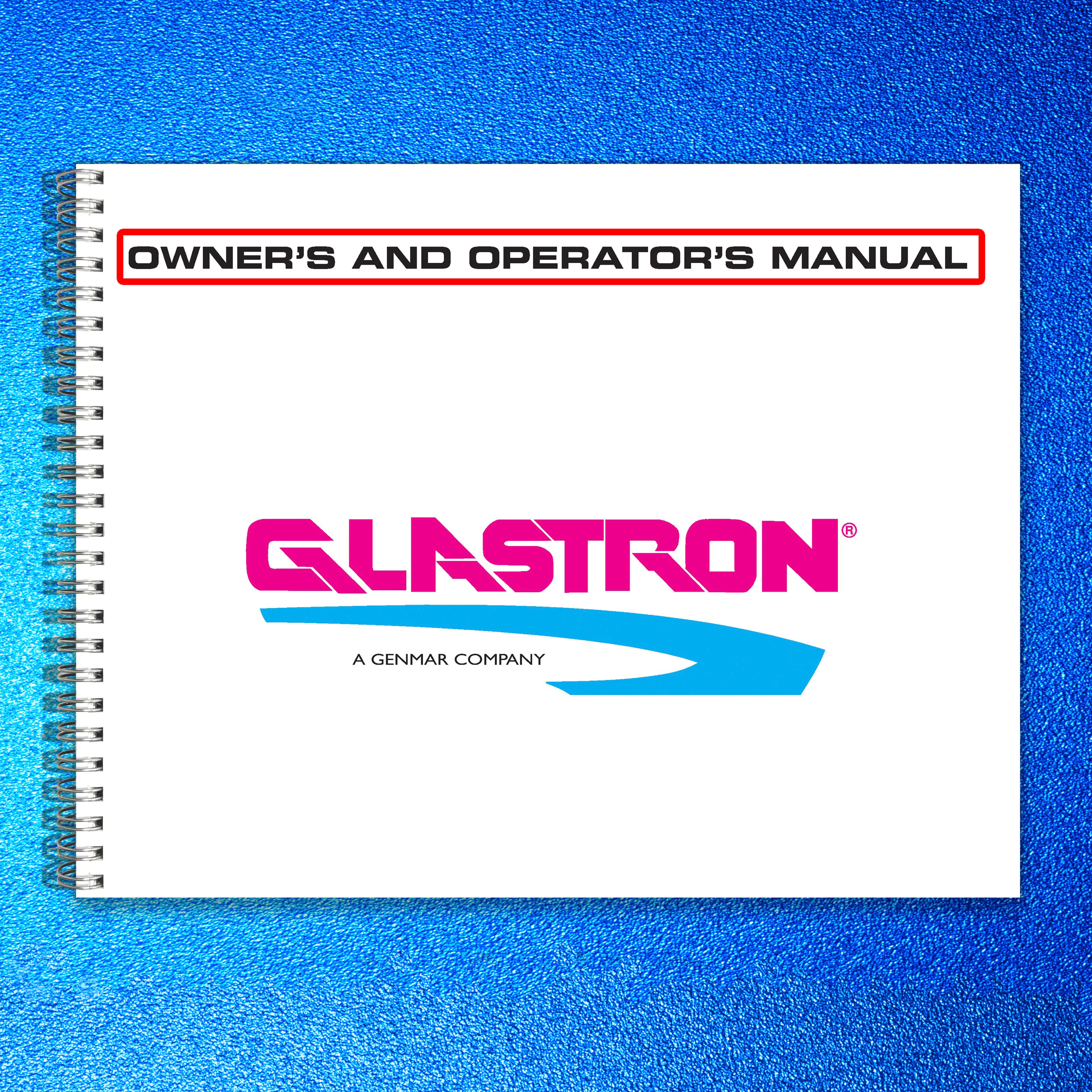 GLASTRON 2003 Boat Owners And Operators Manual - STEEL WIRE BOUND - TOUGH COVERS