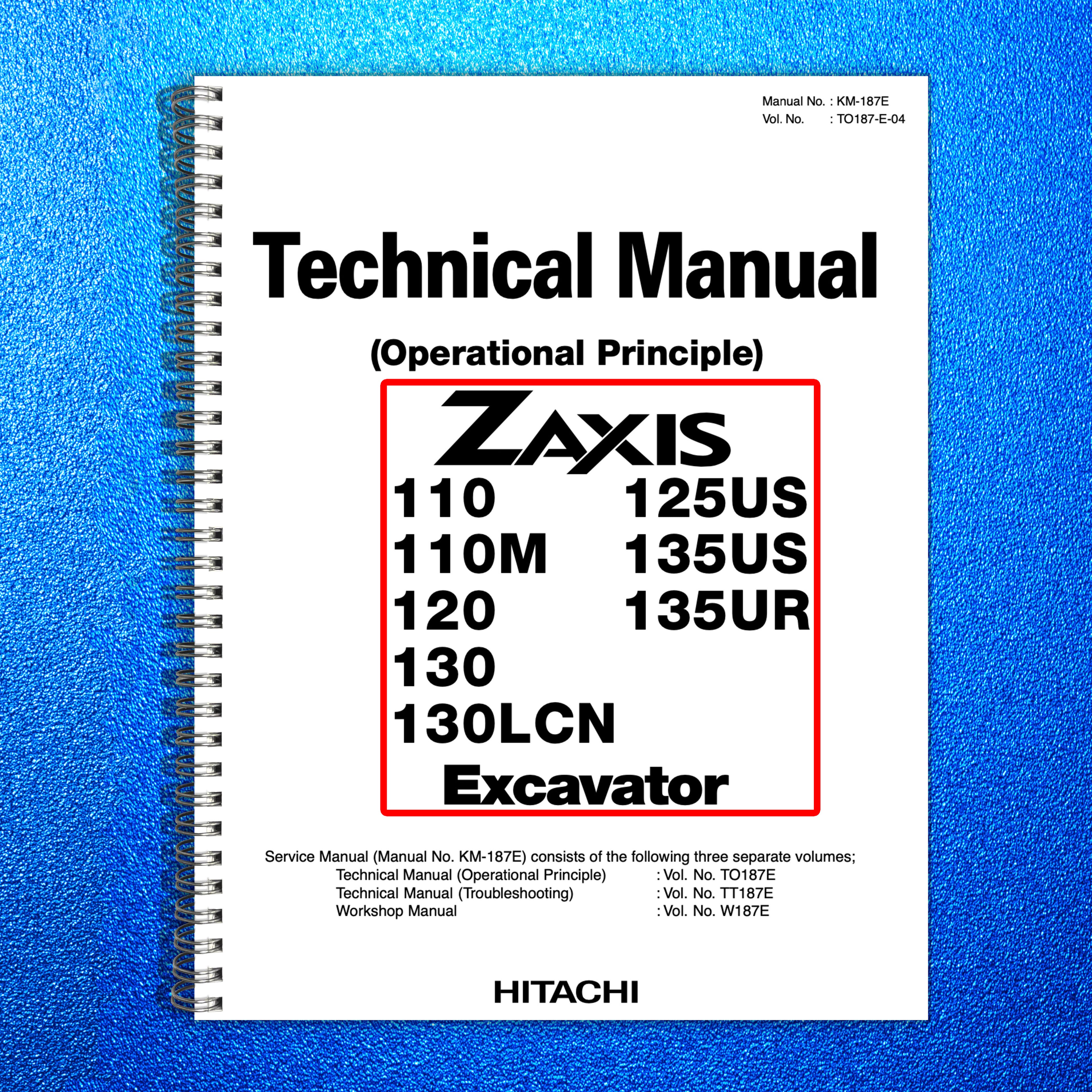 HITACHI ZAXIS 110 M 120 130 LCN 125 135US 135UR ServiceManual, FOLDOUTS
