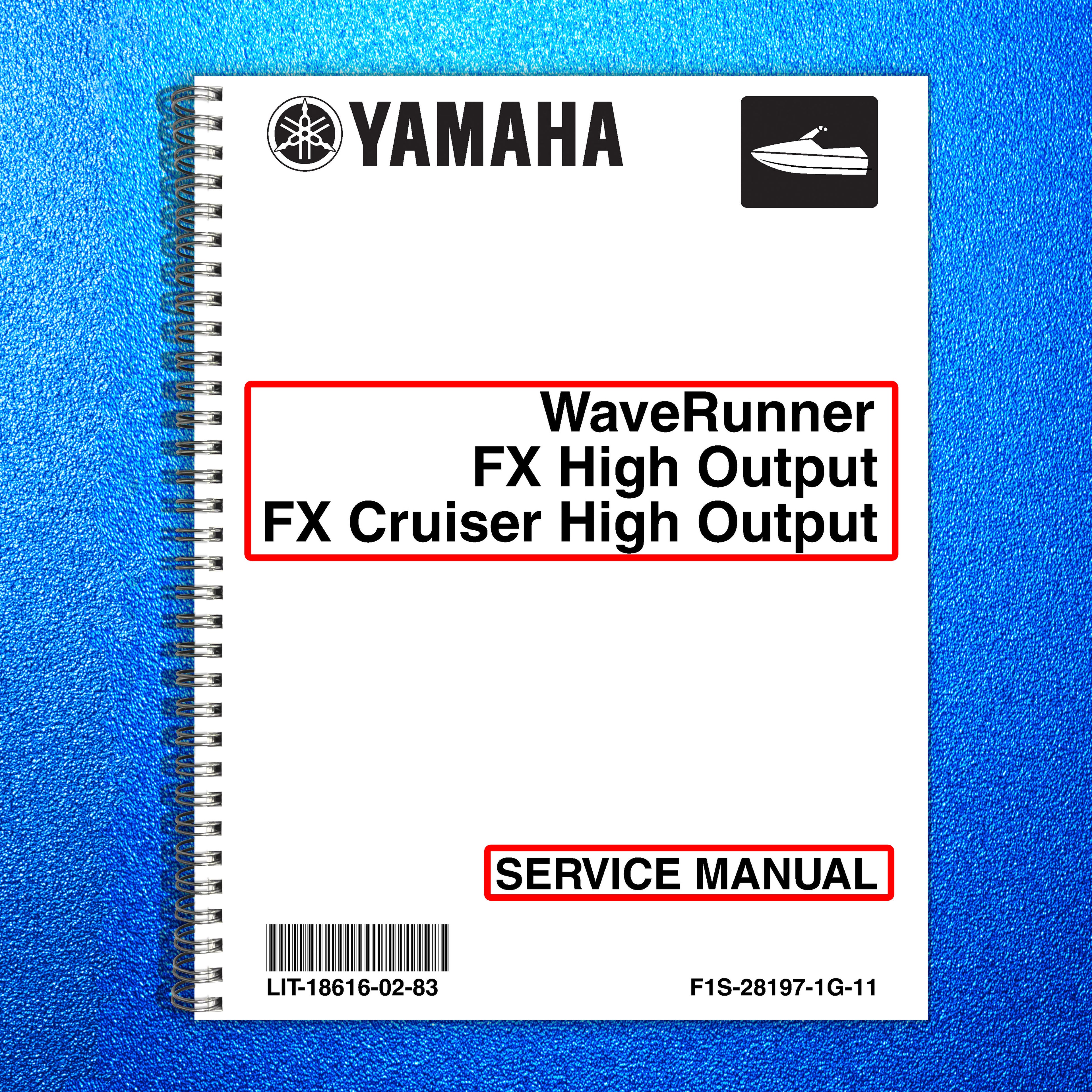 YAMAHA WaveRunner FX High Output Cruiser HO Service Manual, FOLDOUTS