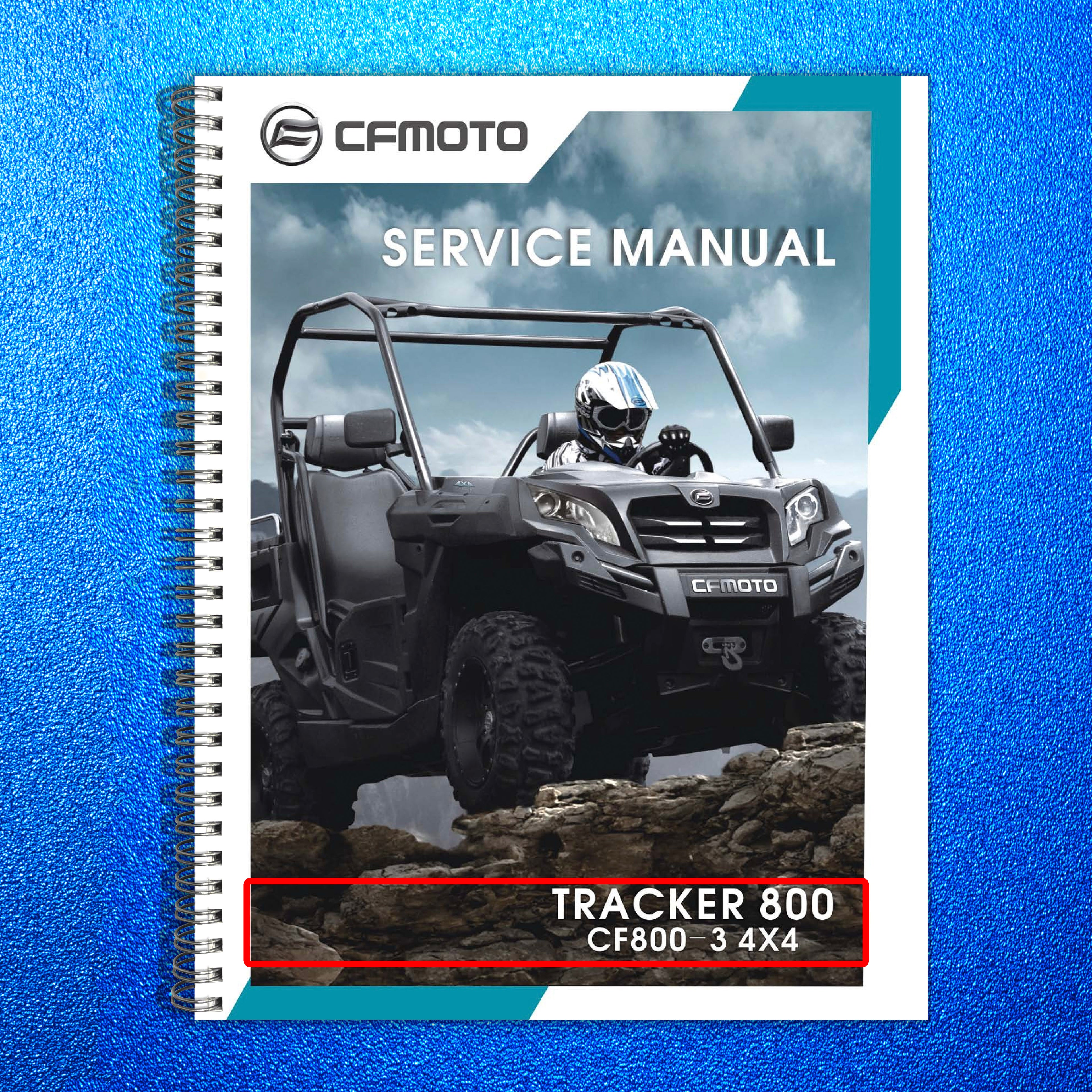 CFMOTO UForce 800 CF800-3 Workshop Manual 2012 - STEEL WIRE BOUND - TOUGH COVERS