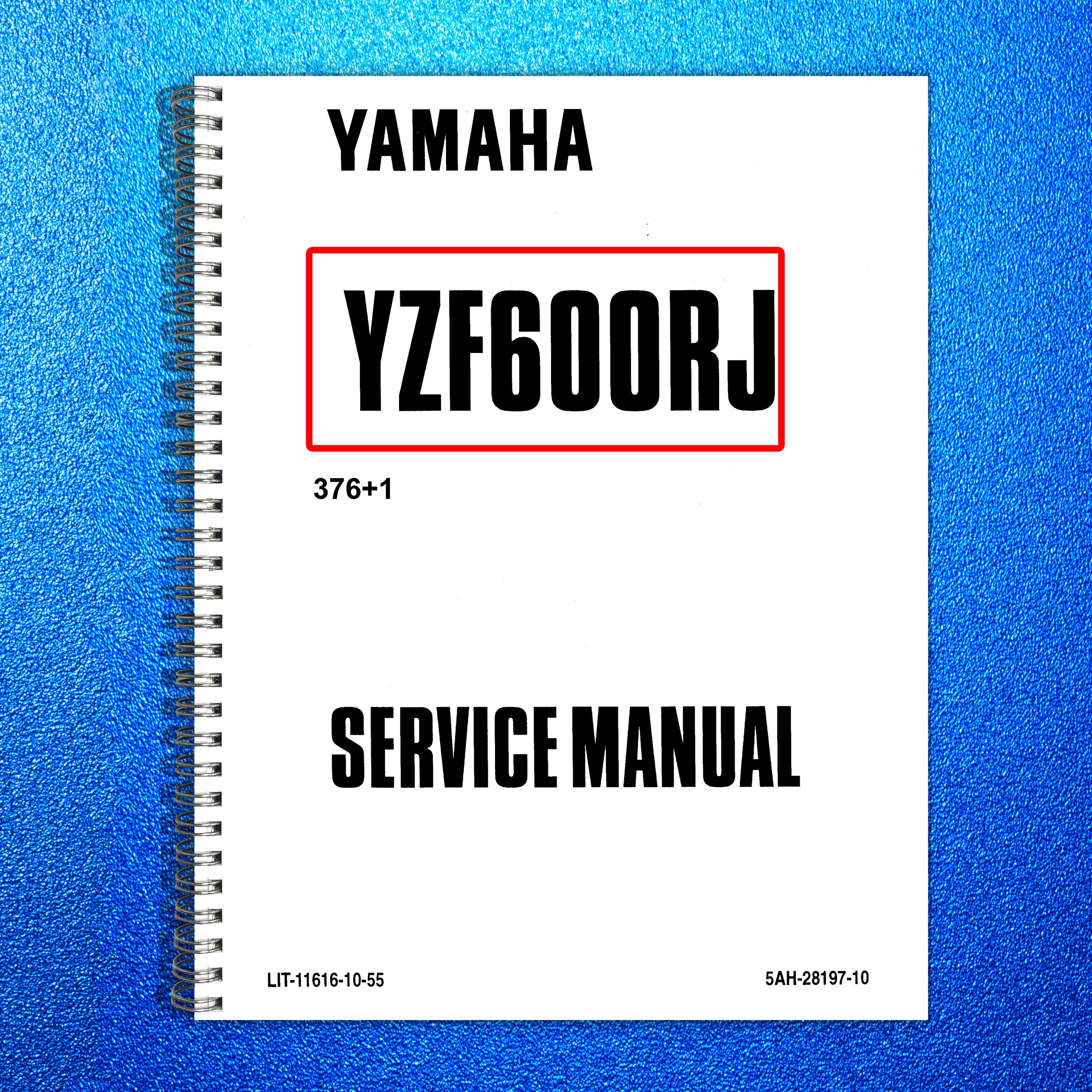 YAMAHA YZF600RJ Thundercat Motorcycle Service Manual 1996-2003, FOLDOUTS