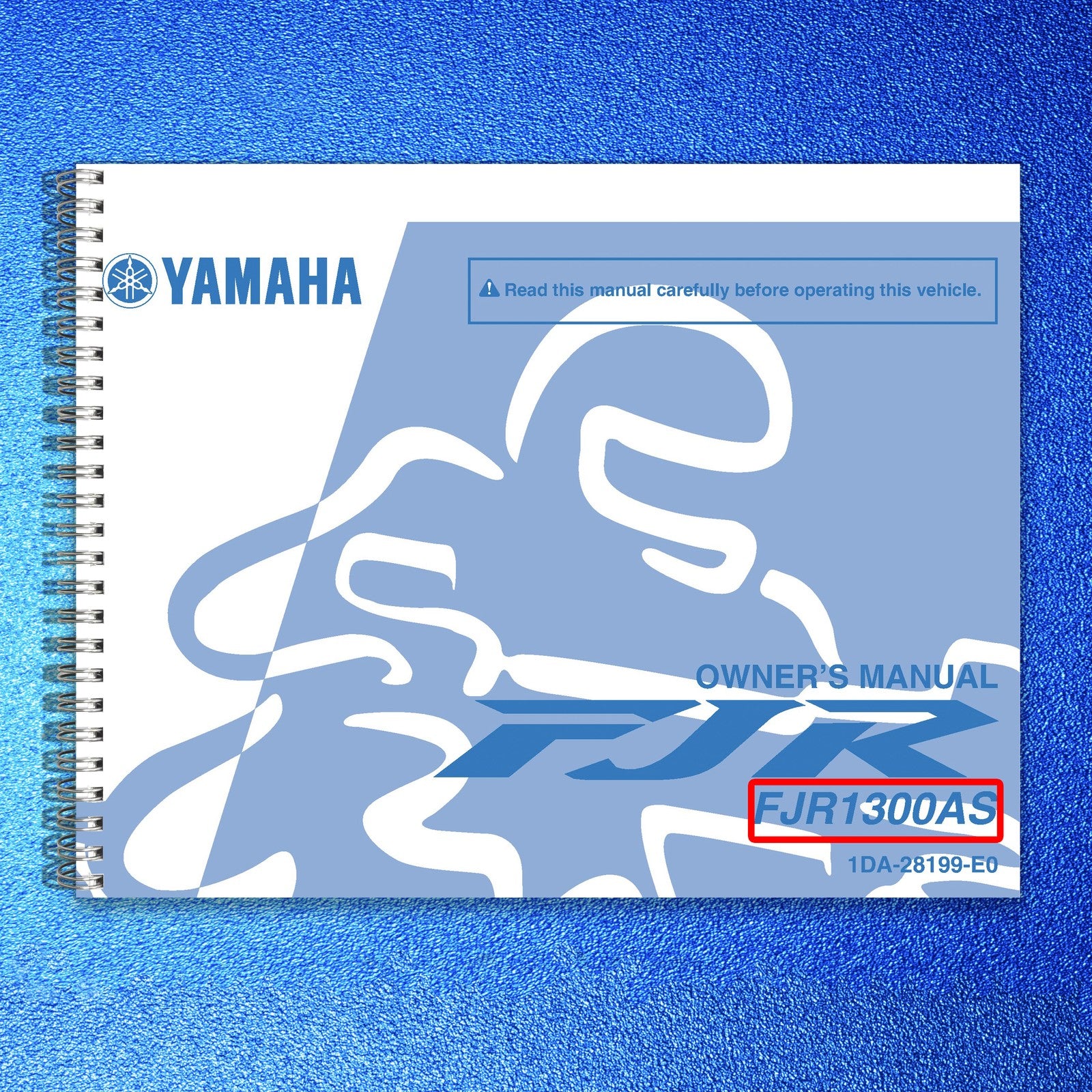YAMAHA FJR1300AS Motorcycle Owners Manual 2010 - STEEL WIRE BOUND - TOUGH COVERS