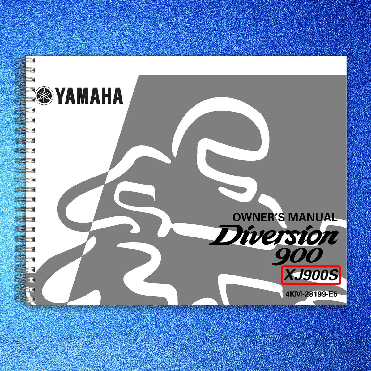 YAMAHA XJ900S Motorcycle Owners Manual 2000 - STEEL WIRE BOUND - TOUGH COVERS