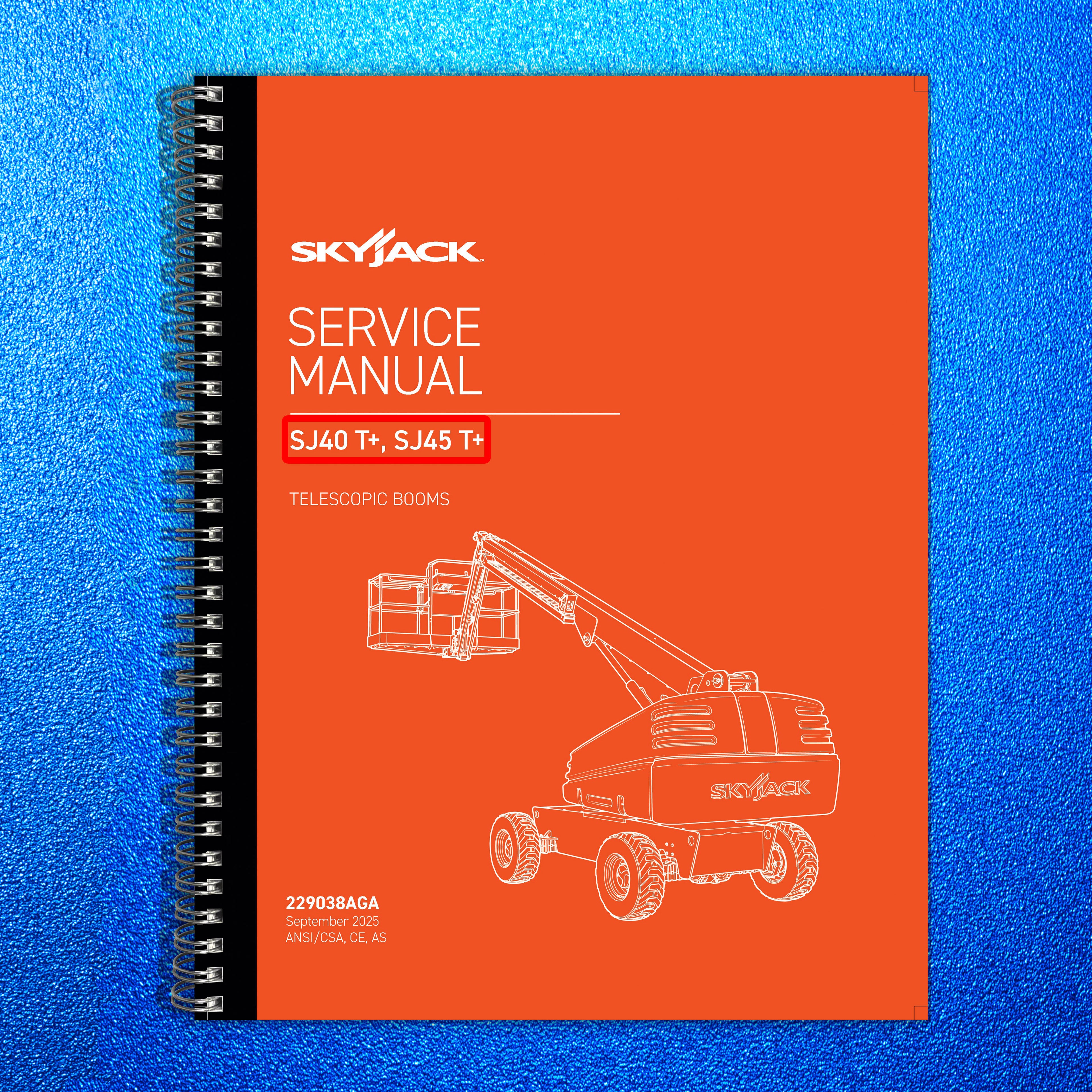 SKYJACK SJ40 T SJ45 T Telescopic Boom Service Manual 2025, FOLDOUTS