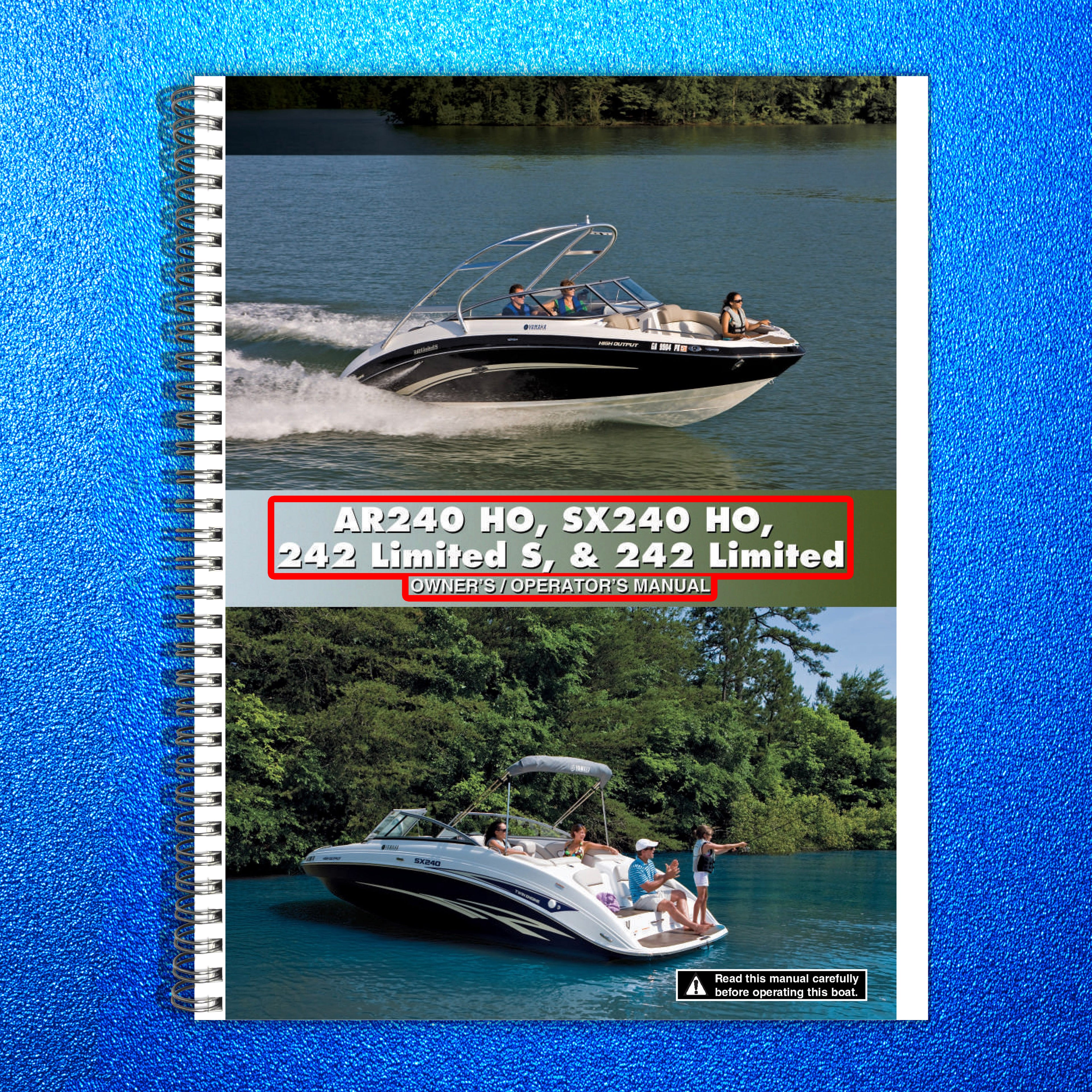 YAMAHA AR240 HO SX240 HO 242 Limited S 242 Limited Owners Manual 2009 - BOUND