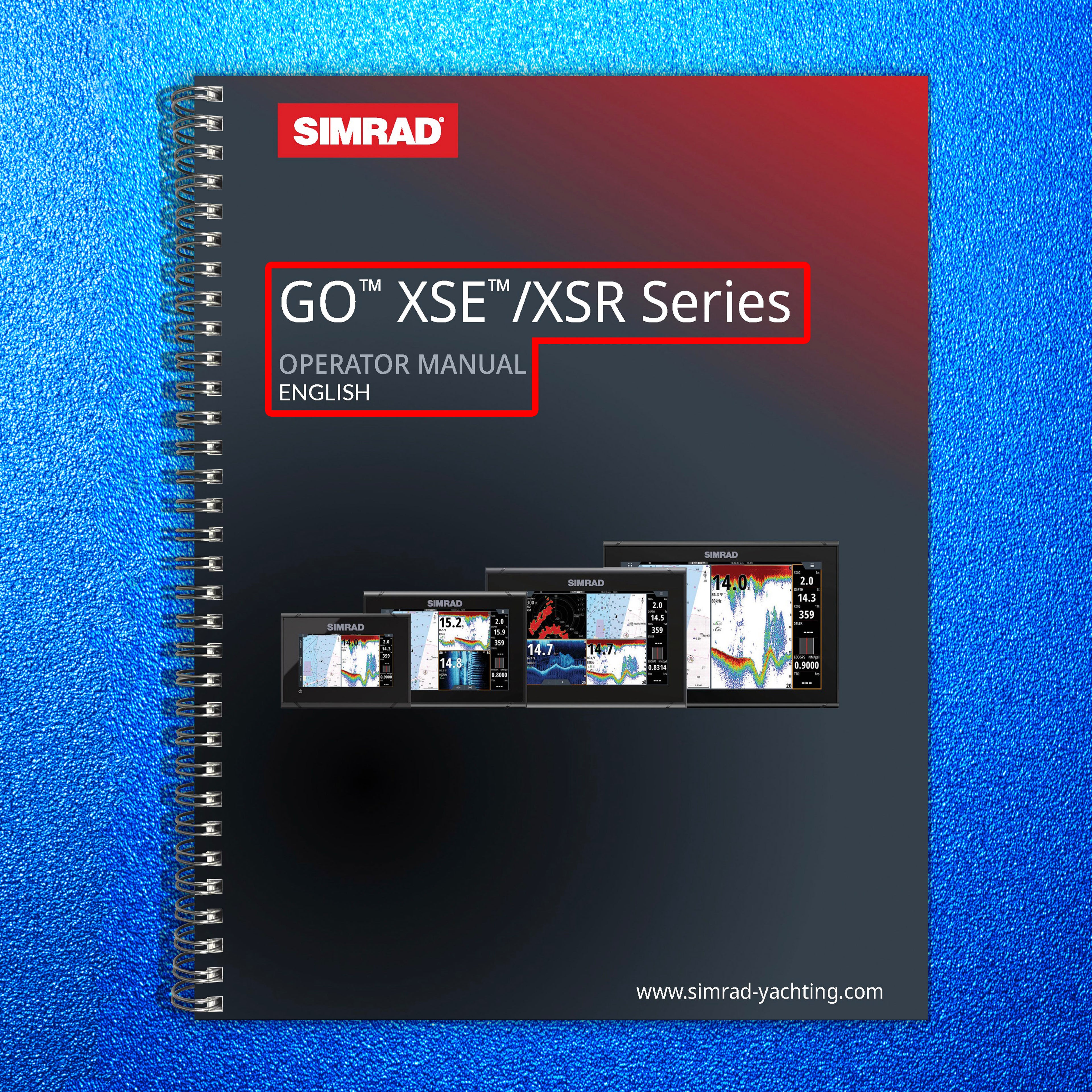 SIMRAD GO XSE XSR Series OPERATOR MANUAL - STEEL WIRE BOUND - PROTECTIVE COVERS
