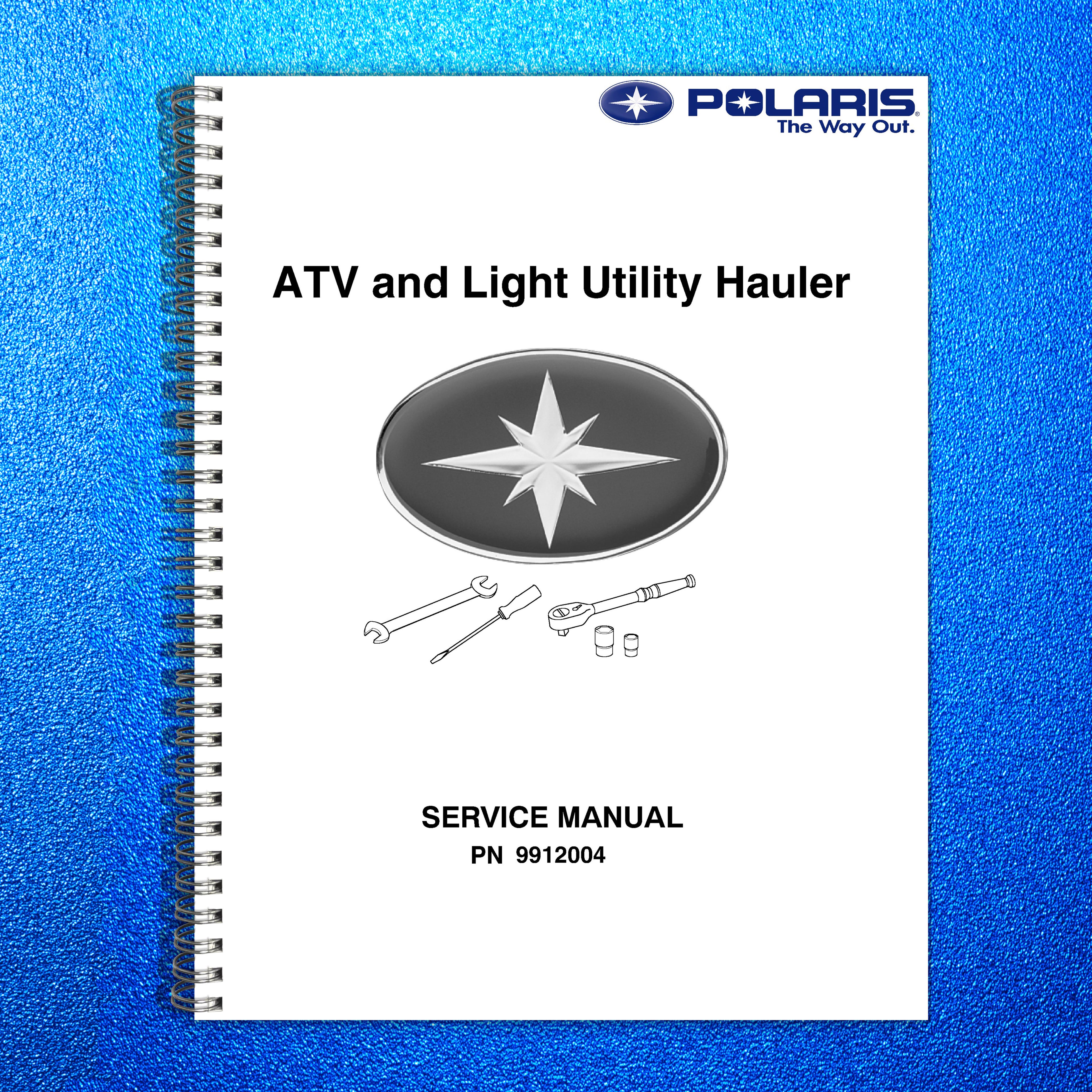 POLARIS ATV  Light Utility Hauler Service Manual 1985-1995 - WIRE BOUND