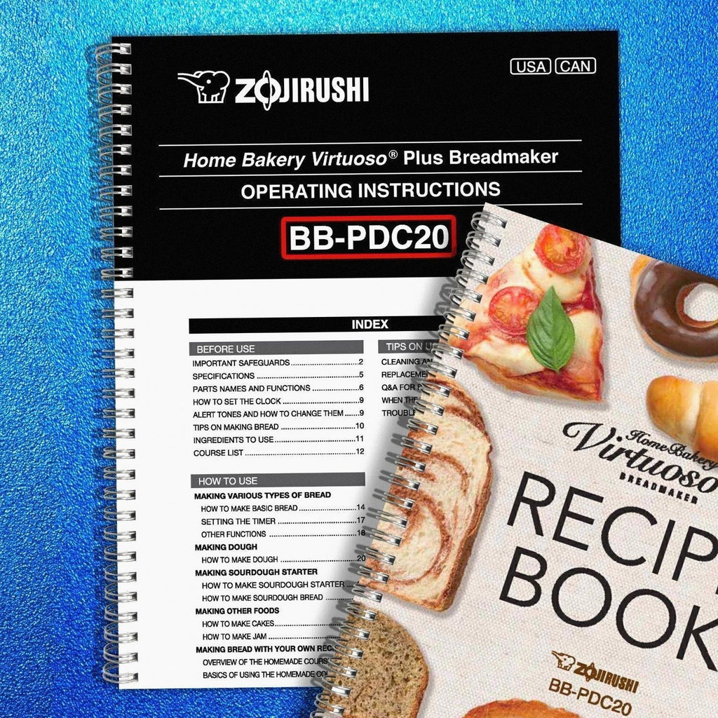Zojirushi BB-PDC20 Bread Machine Owners Manual User Guide Instruction + Recipes!