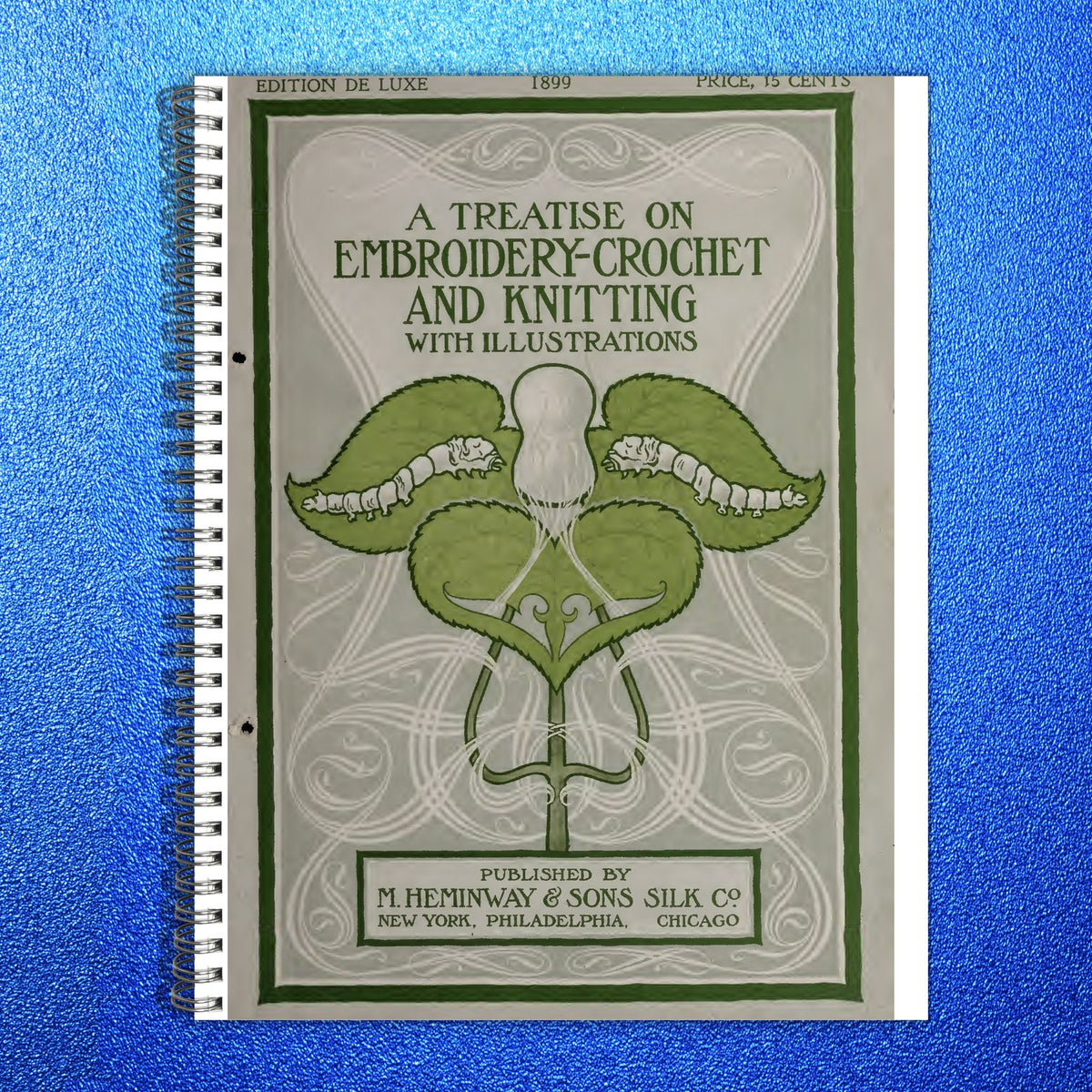 HEMINWAY Wash Silks Embroidery Crochet And Knitting Manual 1899, FOLDOUTS