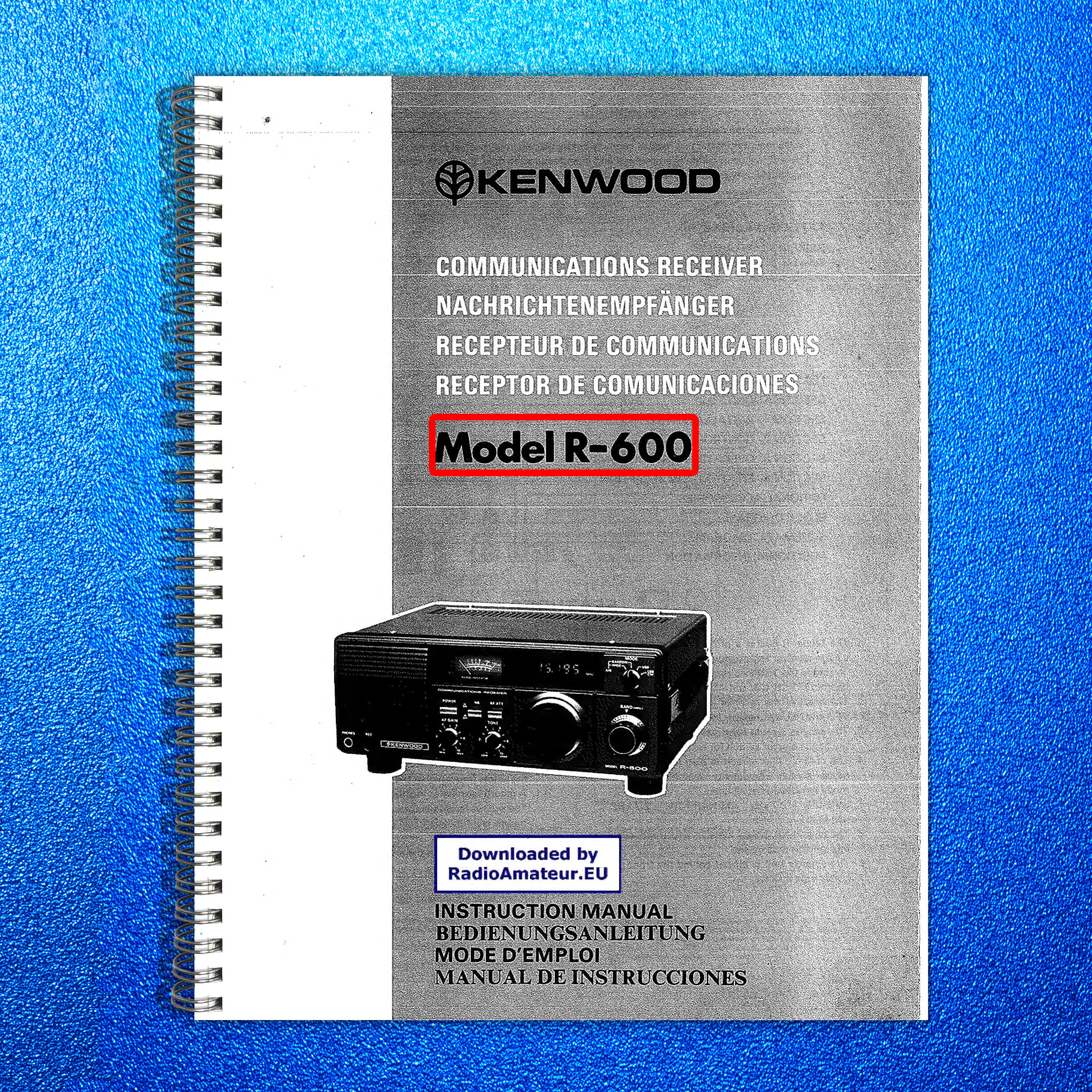 PANASONIC R-600 Communications Receiver Instruction Manual, FOLDOUTS