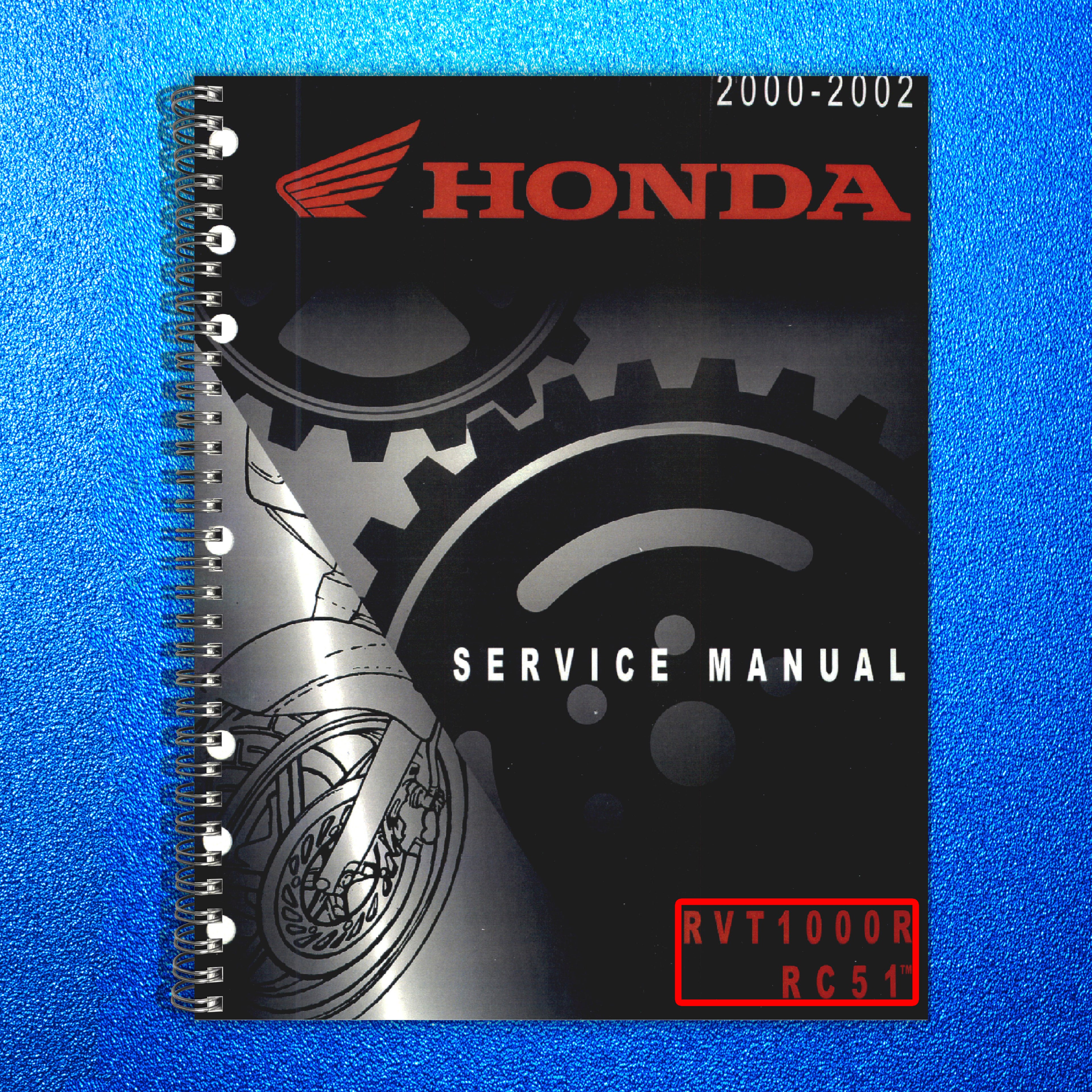 HONDA RC51 VTR1000SP Motorcycle Service Manual 2000-2002, FOLDOUTS