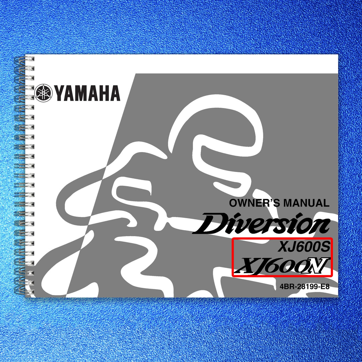 YAMAHA XJ600S XJ600N Motorcycle Owners Manual 2001 - WIRE BOUND - TOUGH COVERS