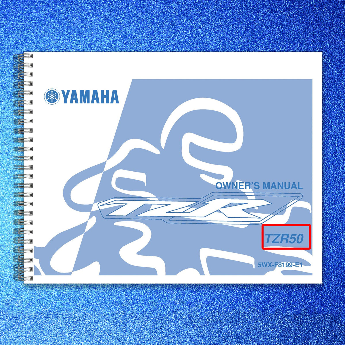 YAMAHA TZR50 Owners Manual 2003 - STEEL WIRE BOUND - PROTECTIVE COVERS