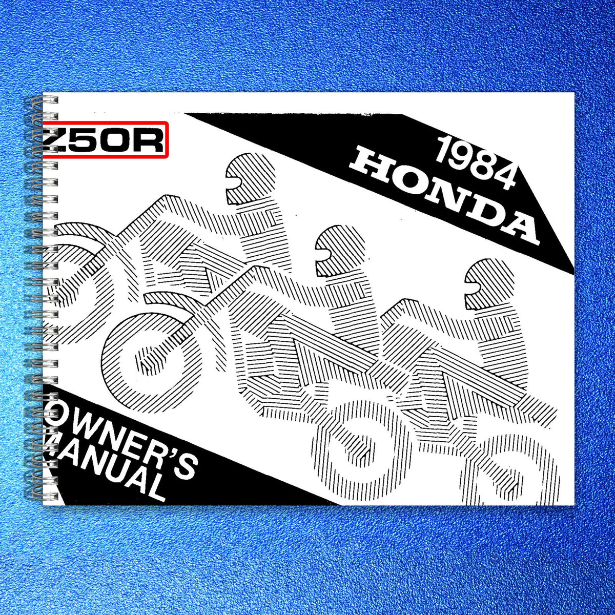 HONDA Z50R Owners Manual 1984 - STEEL WIRE BOUND - PROTECTIVE COVERS