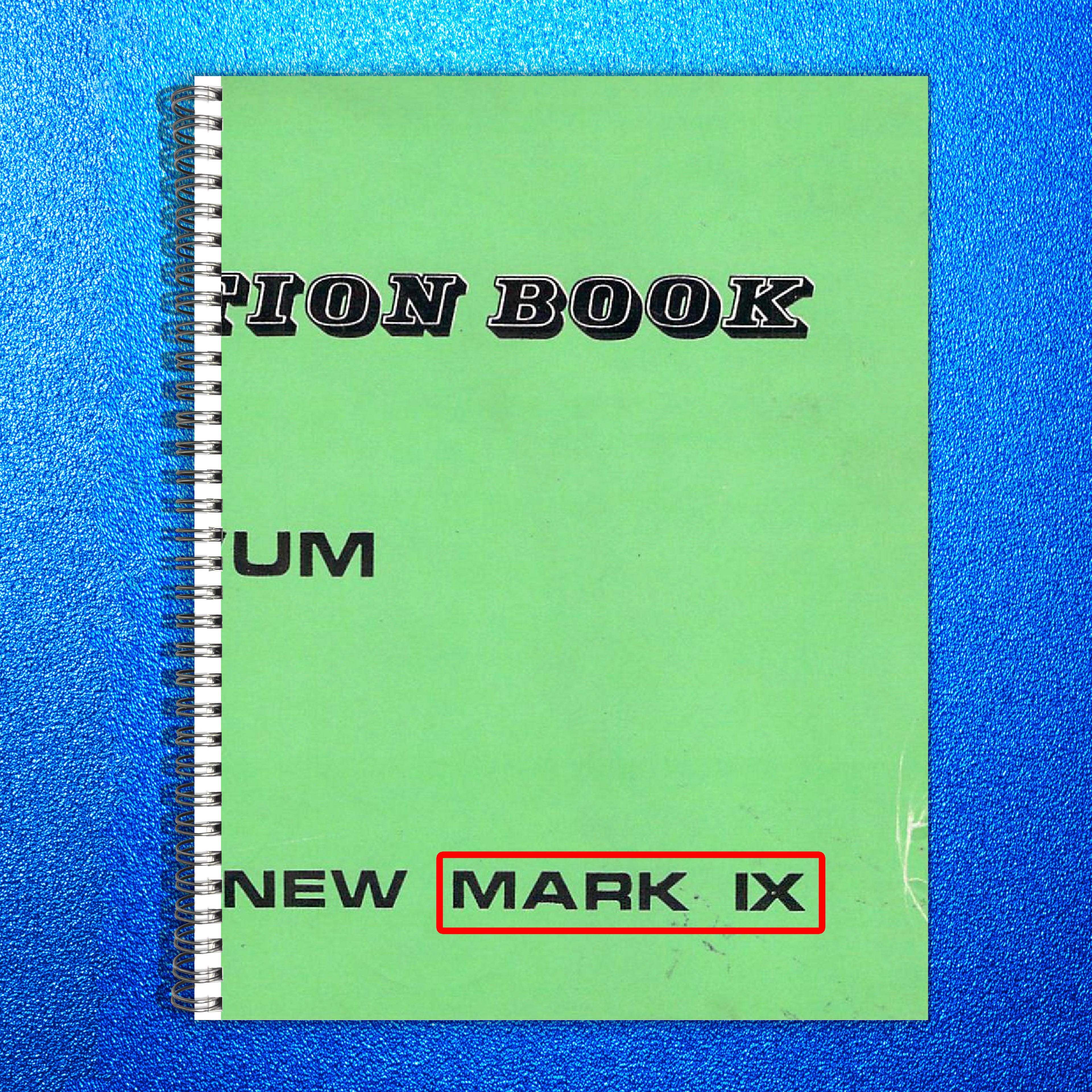 NOVUM New Mark IX Sewing Machine Instruction Manual - WIRE BOUND - TOUGH COVERS