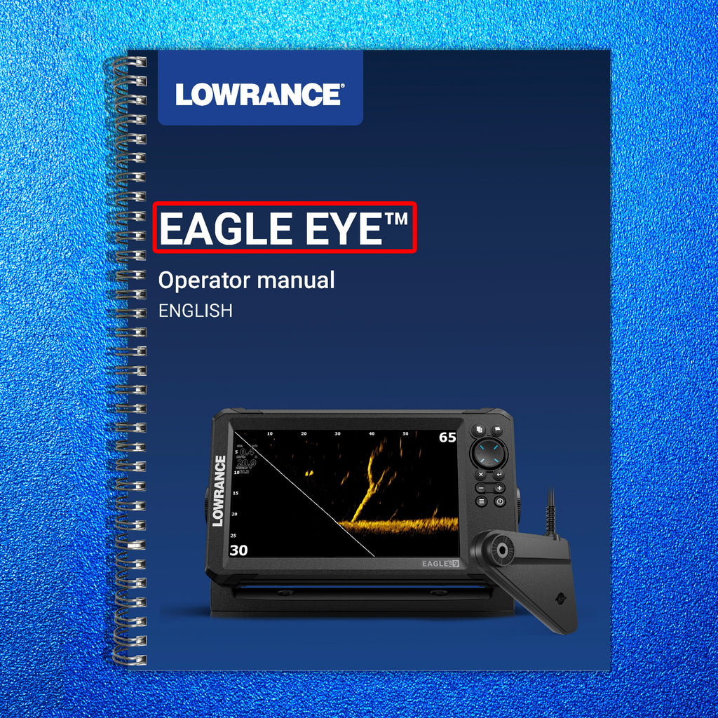 LOWRANCE Eagle Eye User Manual GPS Sonar Fish Finder TOUGH WIRE BINDING & COVERS