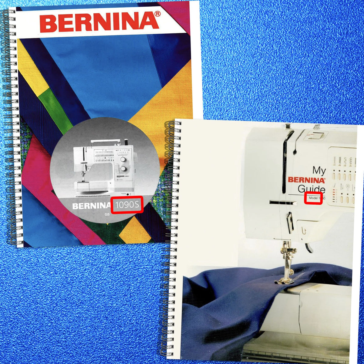 BERNINA 1090S 1090 Operators Manual BUNDLE - STEEL WIRE BOUND - TOUGH COVERS