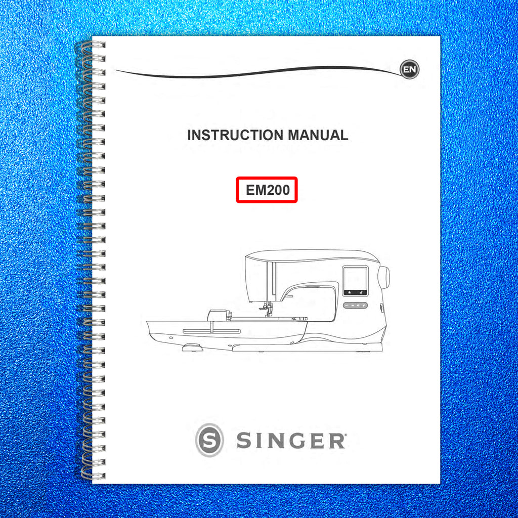 SINGER EM200 QUANTUM STYLIST Sewing Machine User Manual Guide [WIRE BOUND]