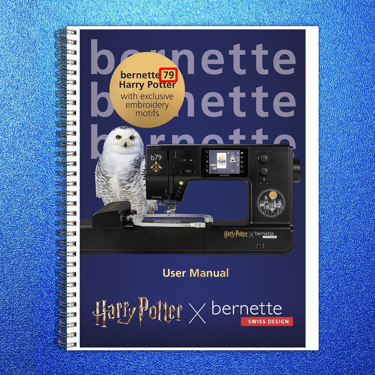 BERNINA BERNETTE B79 Harry P Sewing Machine User Manual - WIRE BOUND - COVERS