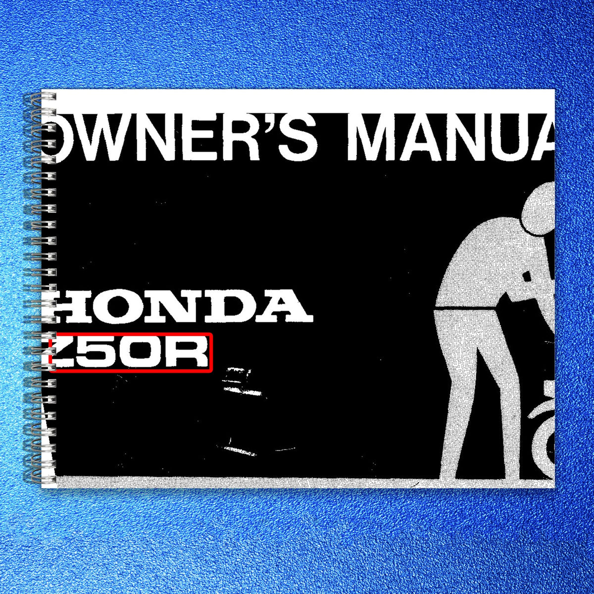 HONDA Z50R Owners Manual 1982 - STEEL WIRE BOUND - PROTECTIVE COVERS