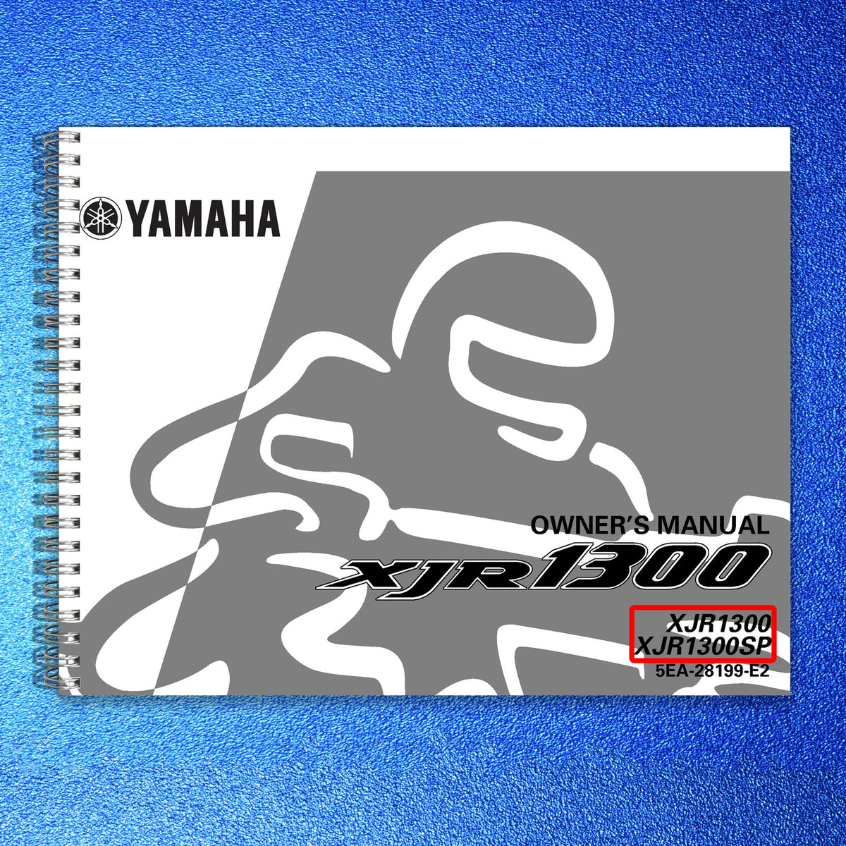 YAMAHA XJR1300 XJR1300SP Motorcycle Owners Manual 1999 - WIRE BOUND - COVERS