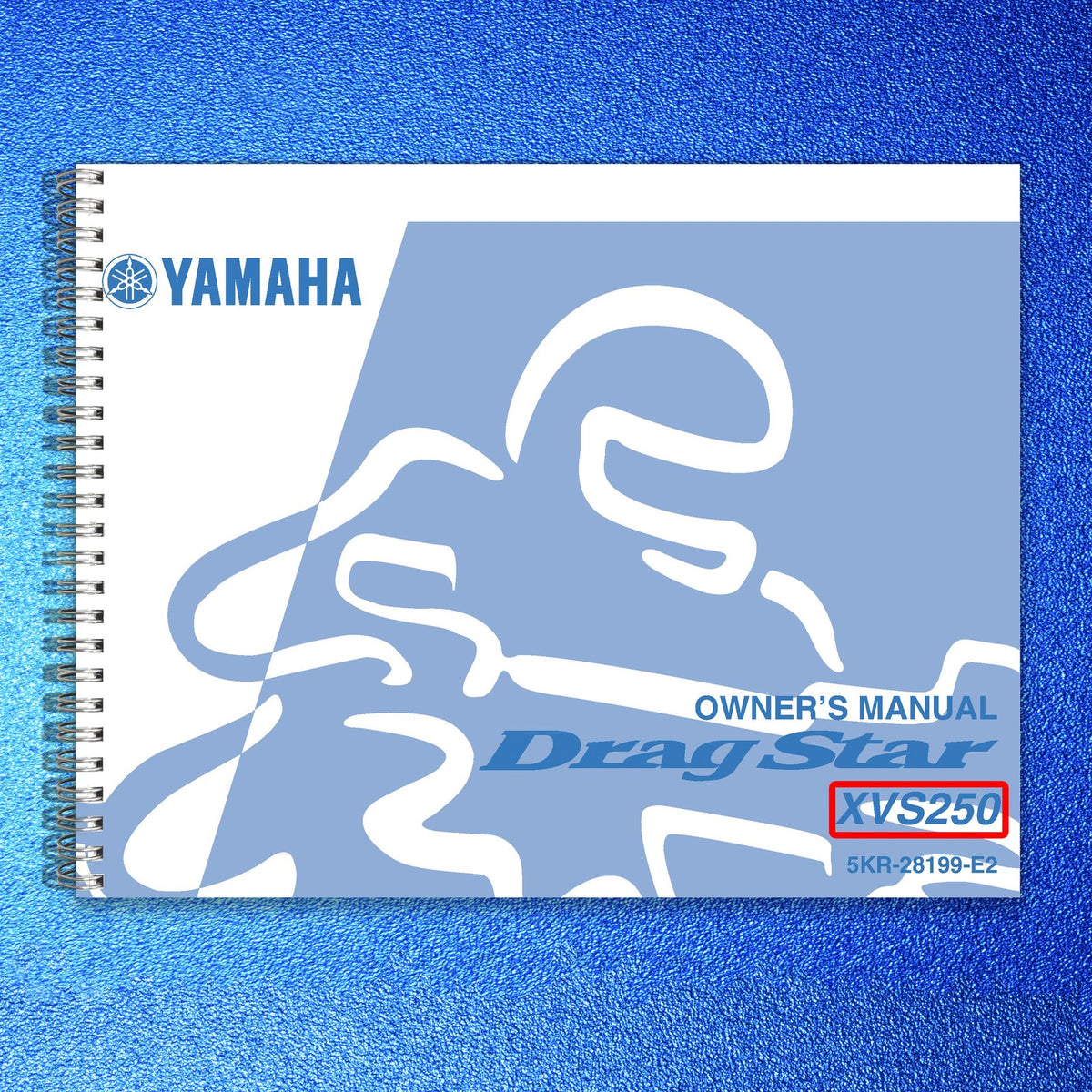 YAMAHA XVS250 Owners Manual 2003 - STEEL WIRE BOUND - PROTECTIVE COVERS