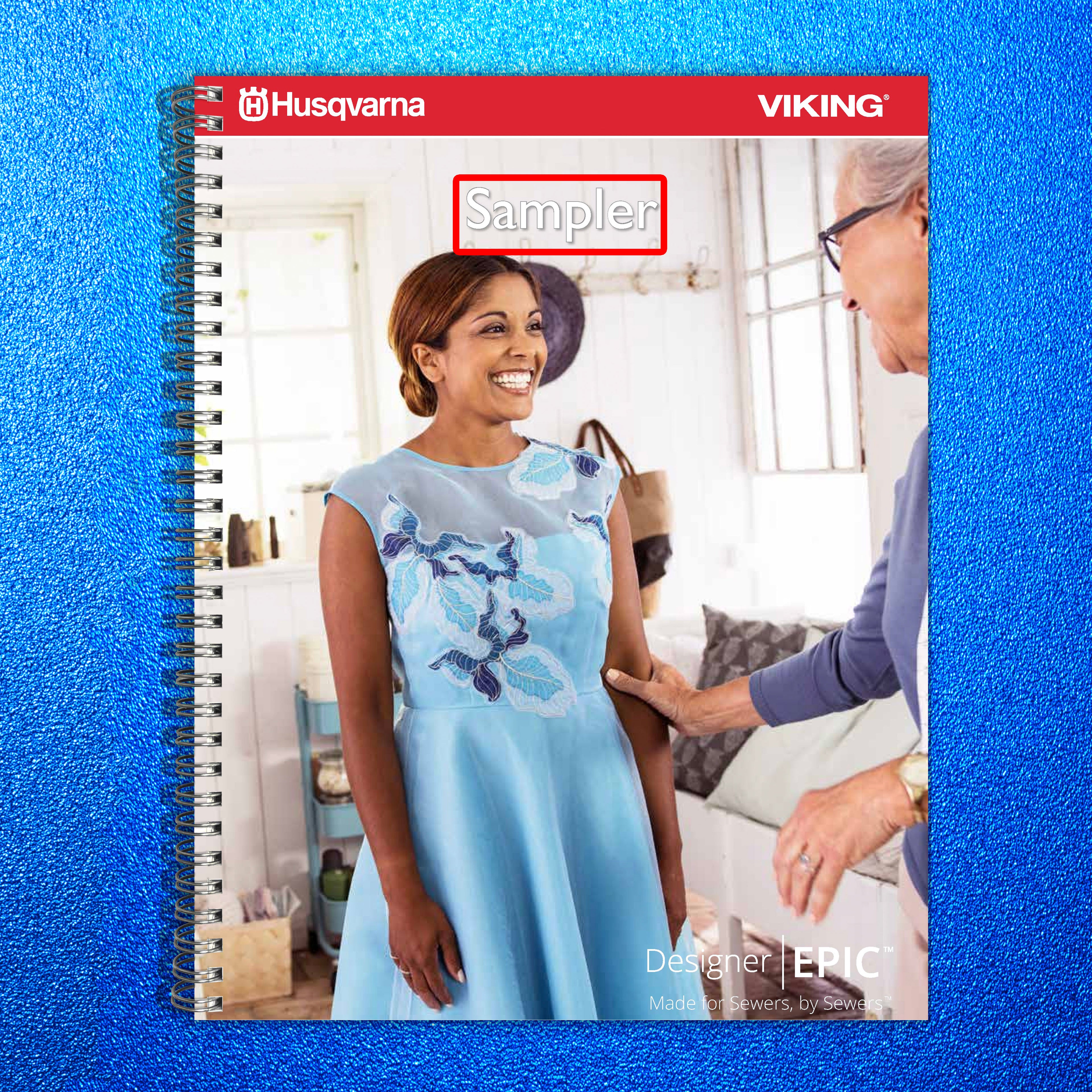 HUSQVARNA Viking Designer Epic Sampler Embroidery Manual - Color - WIRE BINDING