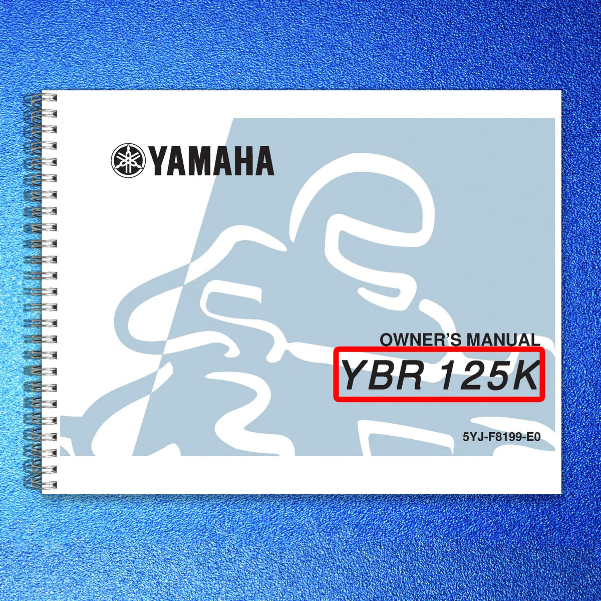 YAMAHA YBR125K Owners Manual 2003 - STEEL WIRE BOUND - PROTECTIVE COVERS