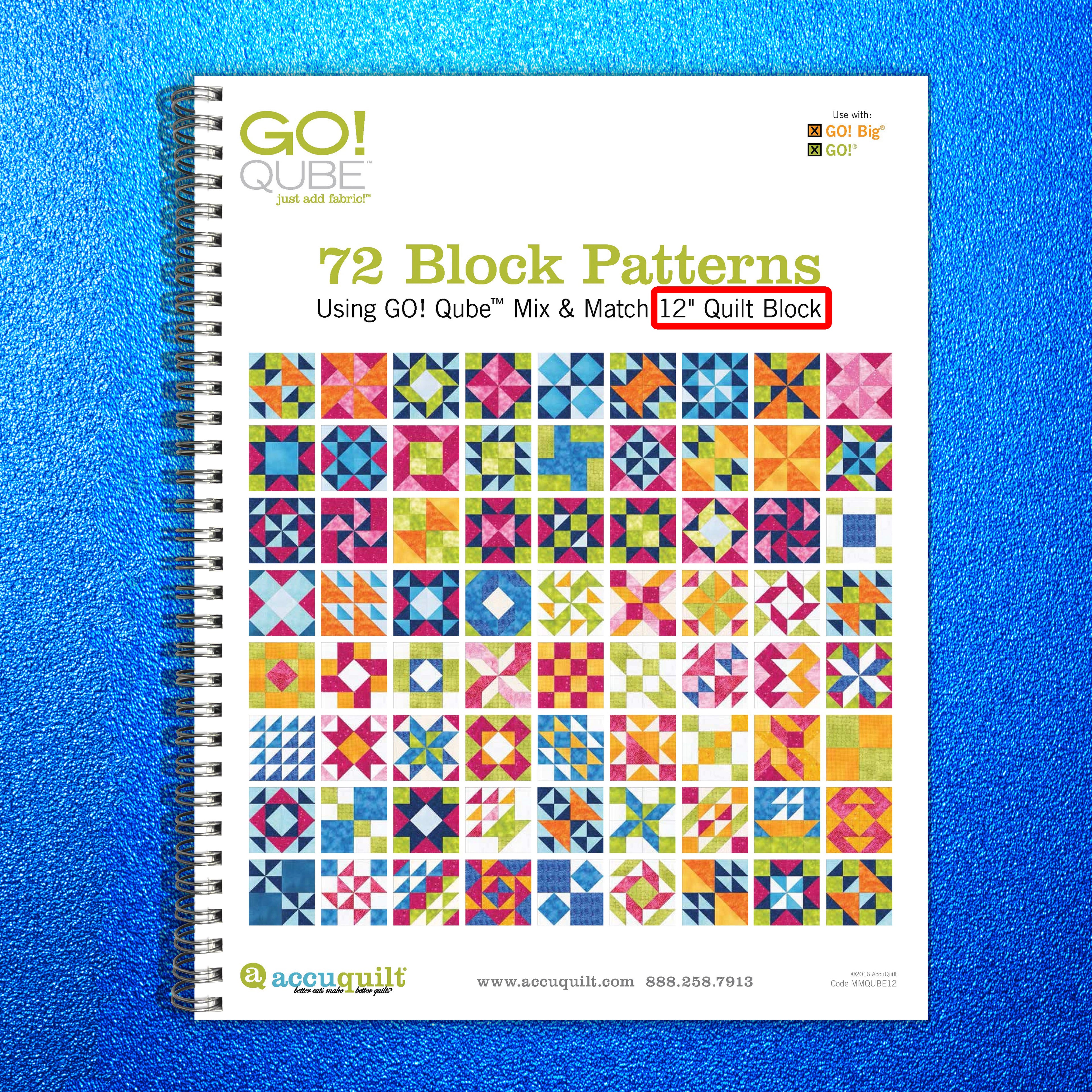 ACCUQUILT Go Qube 12" Blocks - STEEL WIRE BOUND - PROTECTIVE COVERS