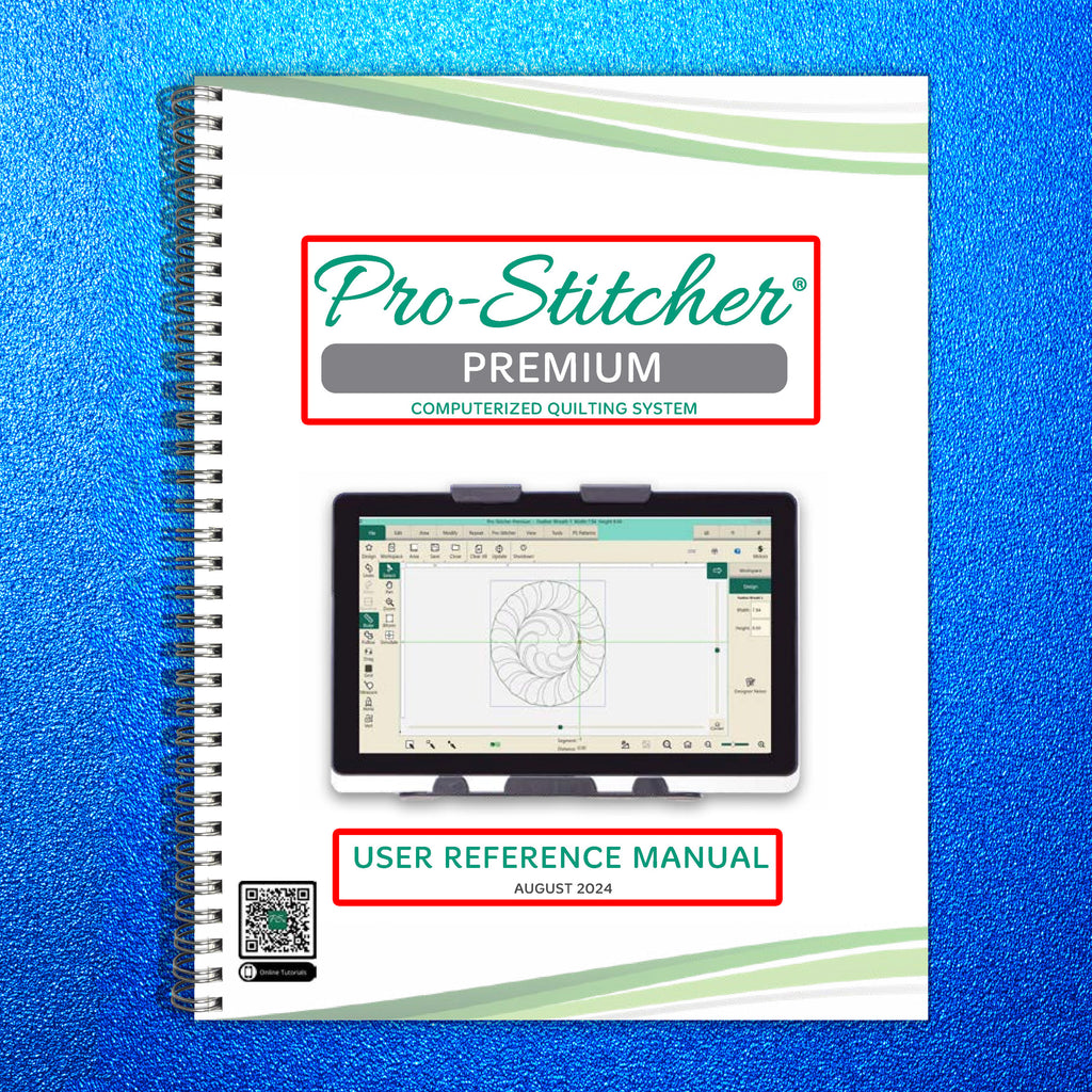 PRO STITCHER Connect Reference Manual - WIRE BOUND - TOUGH COVERS