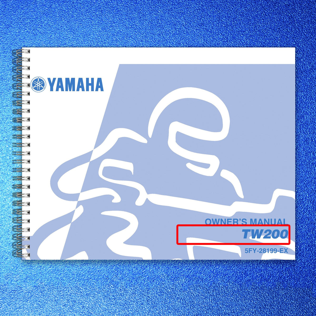 YAMAHA TW200 Owners Manual - STEEL WIRE BOUND - PROTECTIVE COVERS