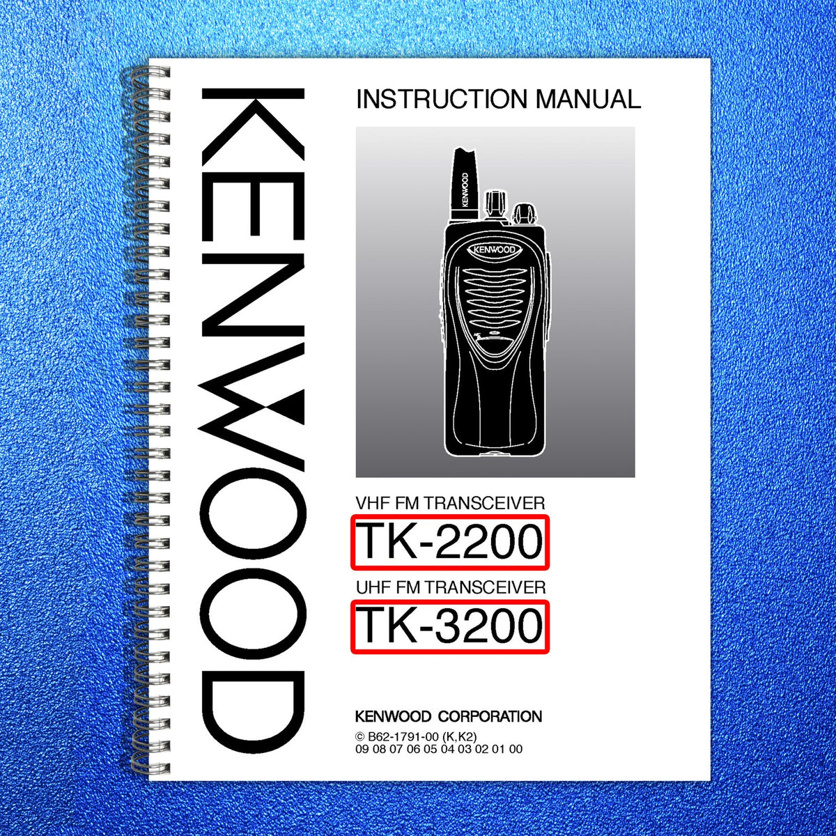 KENWOOD TK-2200 TK-3200 VHF UHF FM Transceiver Instruction Manual 2000 - BOUND