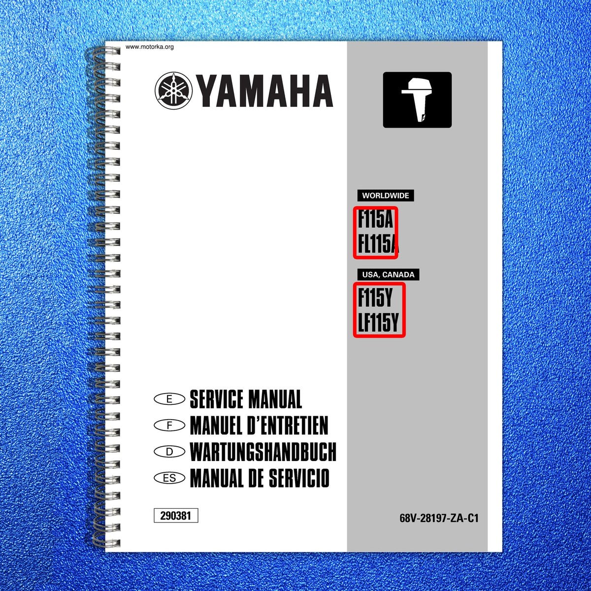 YAMAHA F115A FL115A F115Y LF115Y Outboard Service Manual 2000, FOLDOUTS