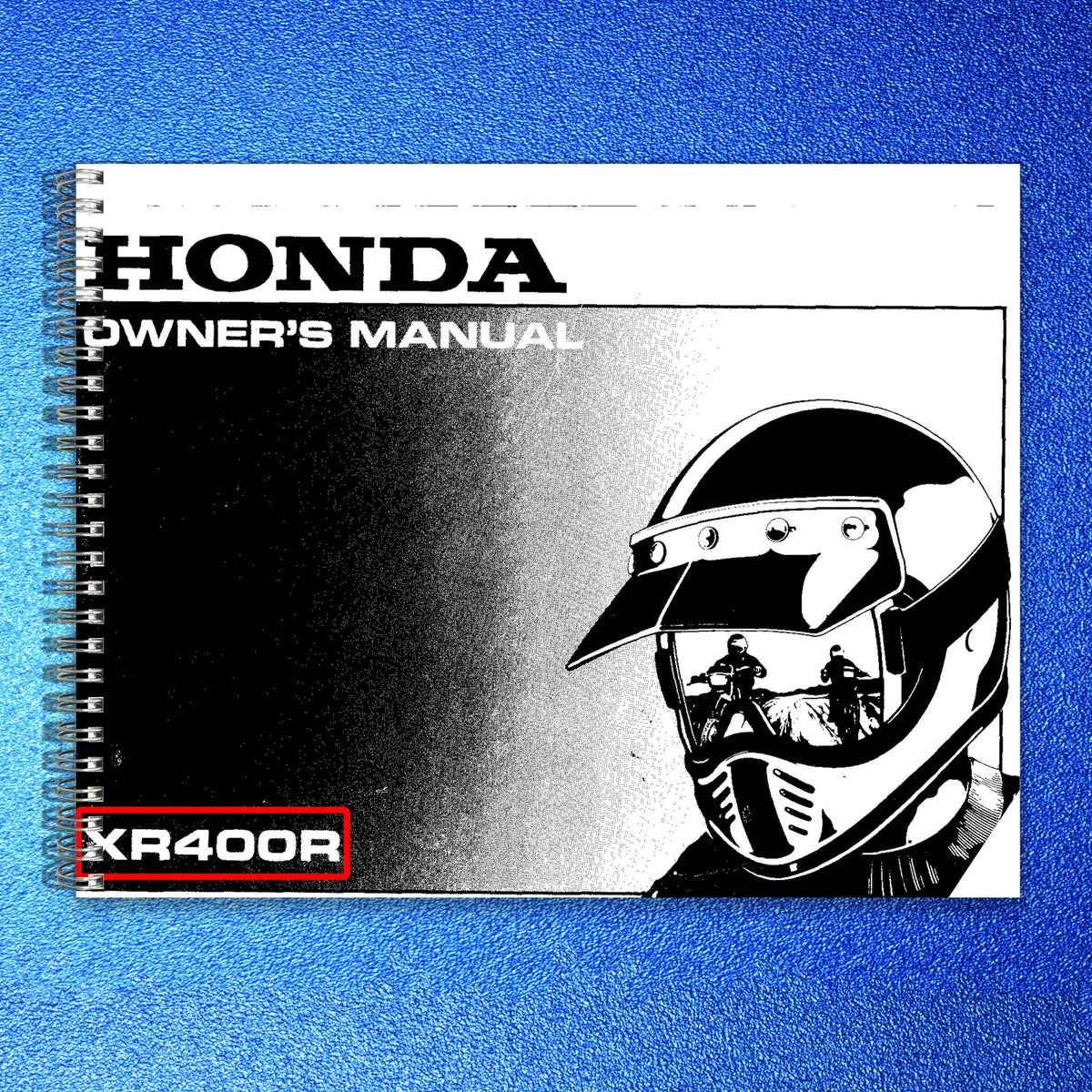 HONDA XR400R Owners Manual 1997 - BOUND - COVERS - XL FOLDOUT PAGES