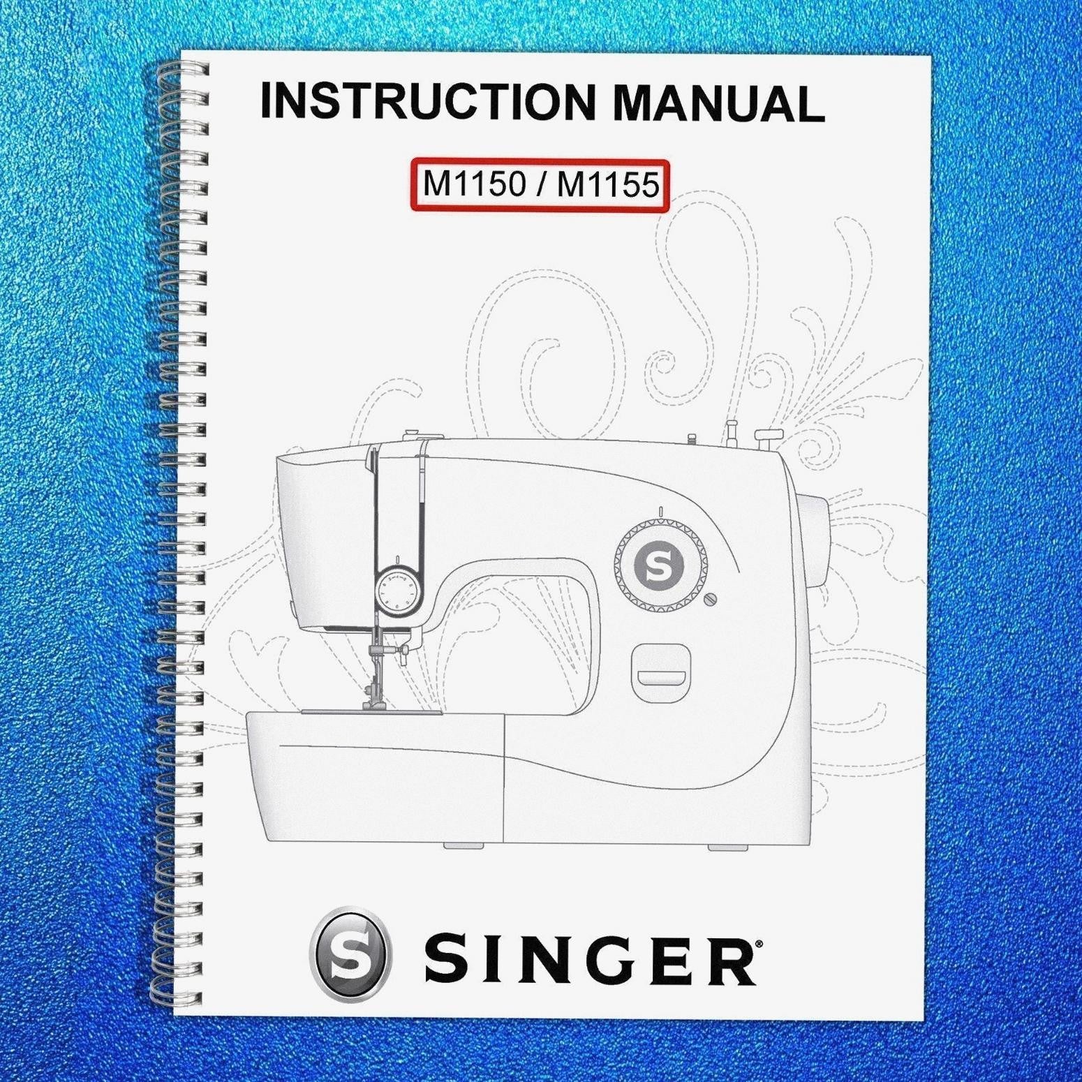 SINGER M1150 M1155 Sewing Machine User Manual Owners Instructions, Coil Binding