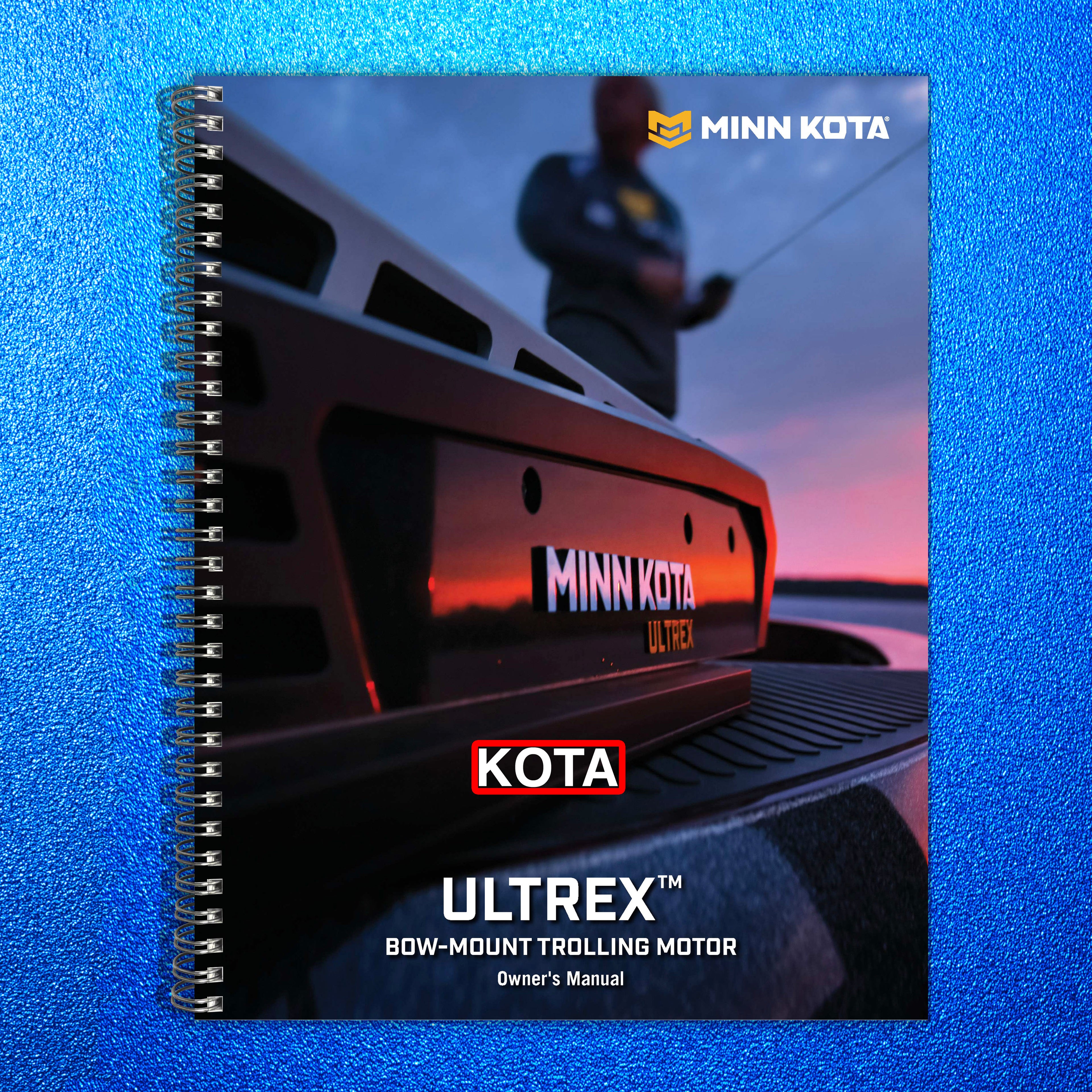 MINN KOTA Ultrex Bow Mount Trolling Motor Owners Manual 2015 - WIRE BOUND