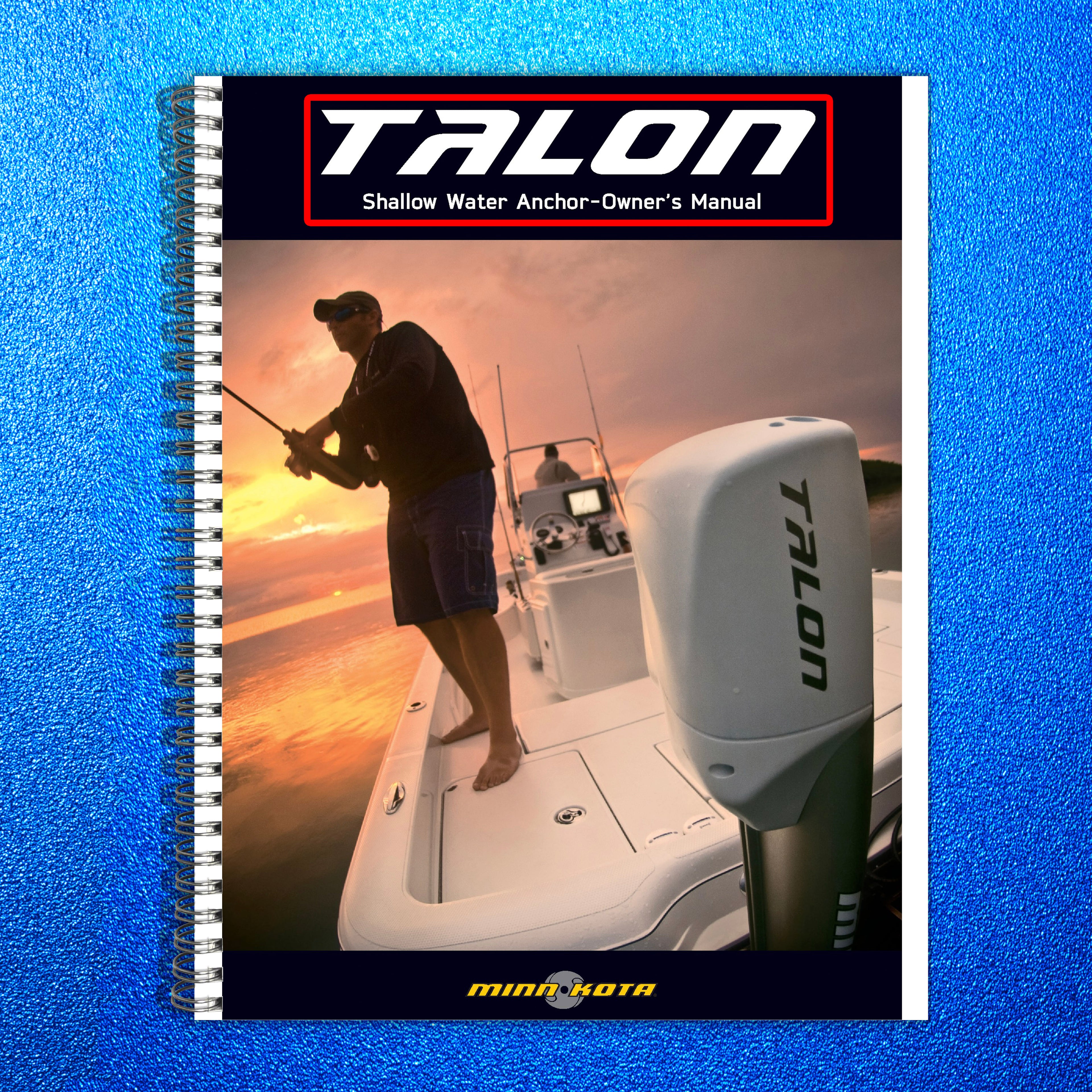 MINN KOTA Talon Shallow Water Anchor 2011-2013 Manual WIRE BOUND - TOUGH COVERS