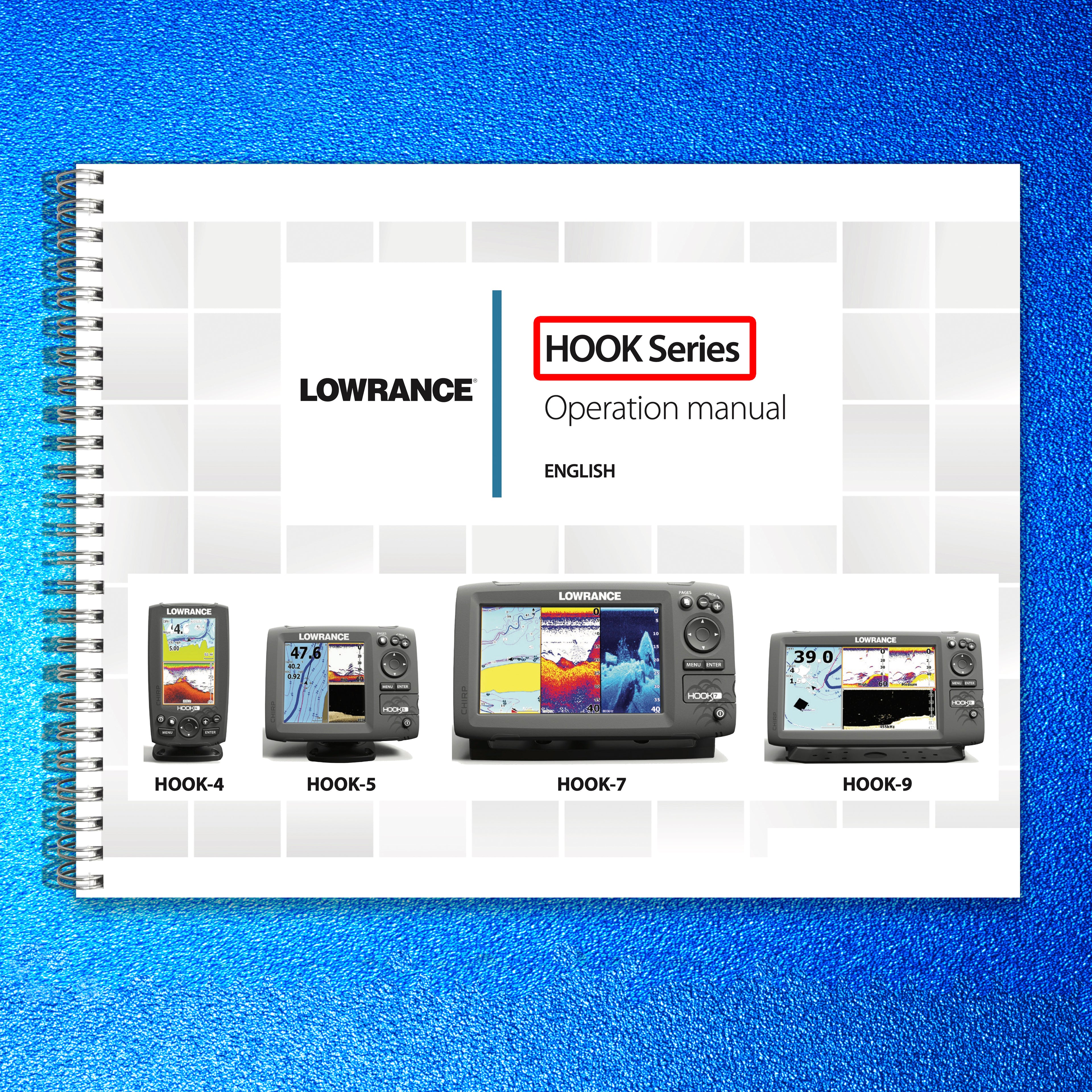 LOWRANCE HOOK-4 HOOK-5 HOOK-7 HOOK-9 Sonar User Manual Operation Instructions