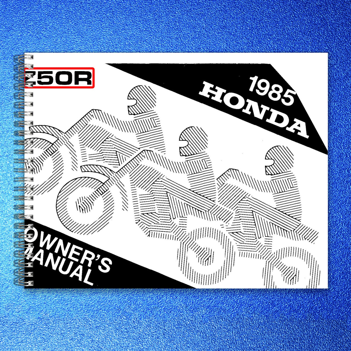 HONDA Z50R Owners Manual 1985 - STEEL WIRE BOUND - PROTECTIVE COVERS