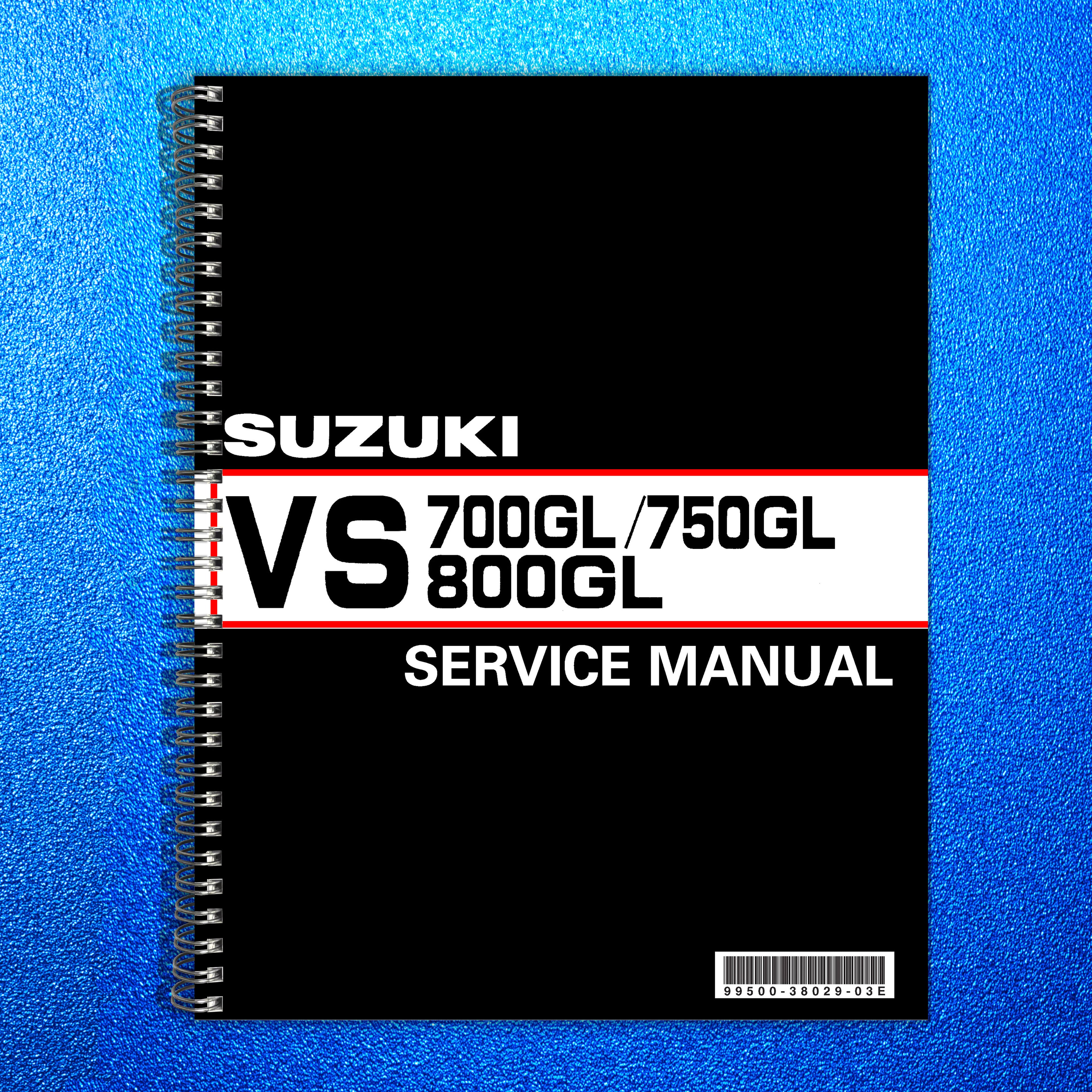 SUZUKI VS700GL VS750GL VS800GL Intruder Service Manual 1987-2004 - WIRE BOUND