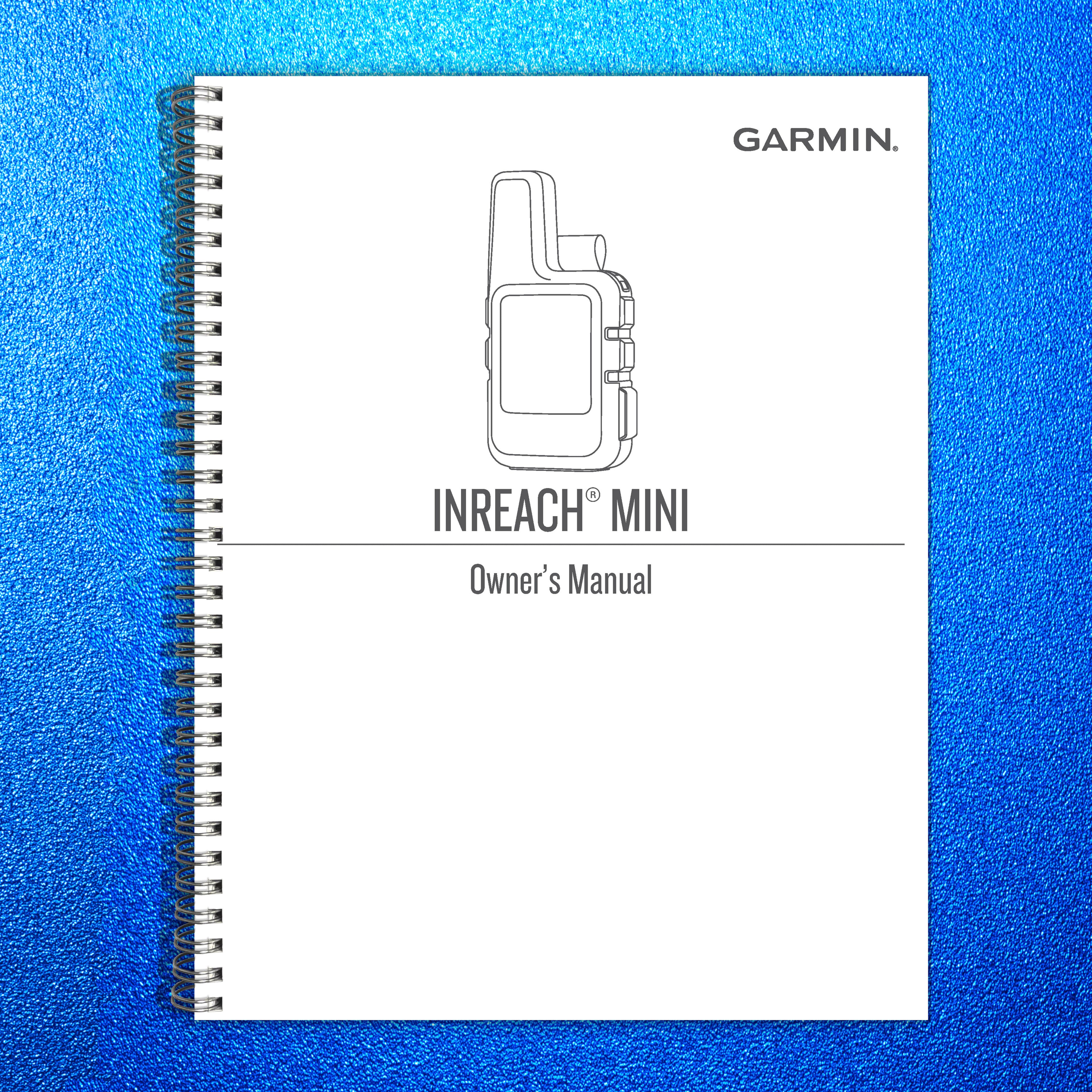 GARMIN inReach Mini Owners Manual - STEEL WIRE BOUND - PROTECTIVE COVERS