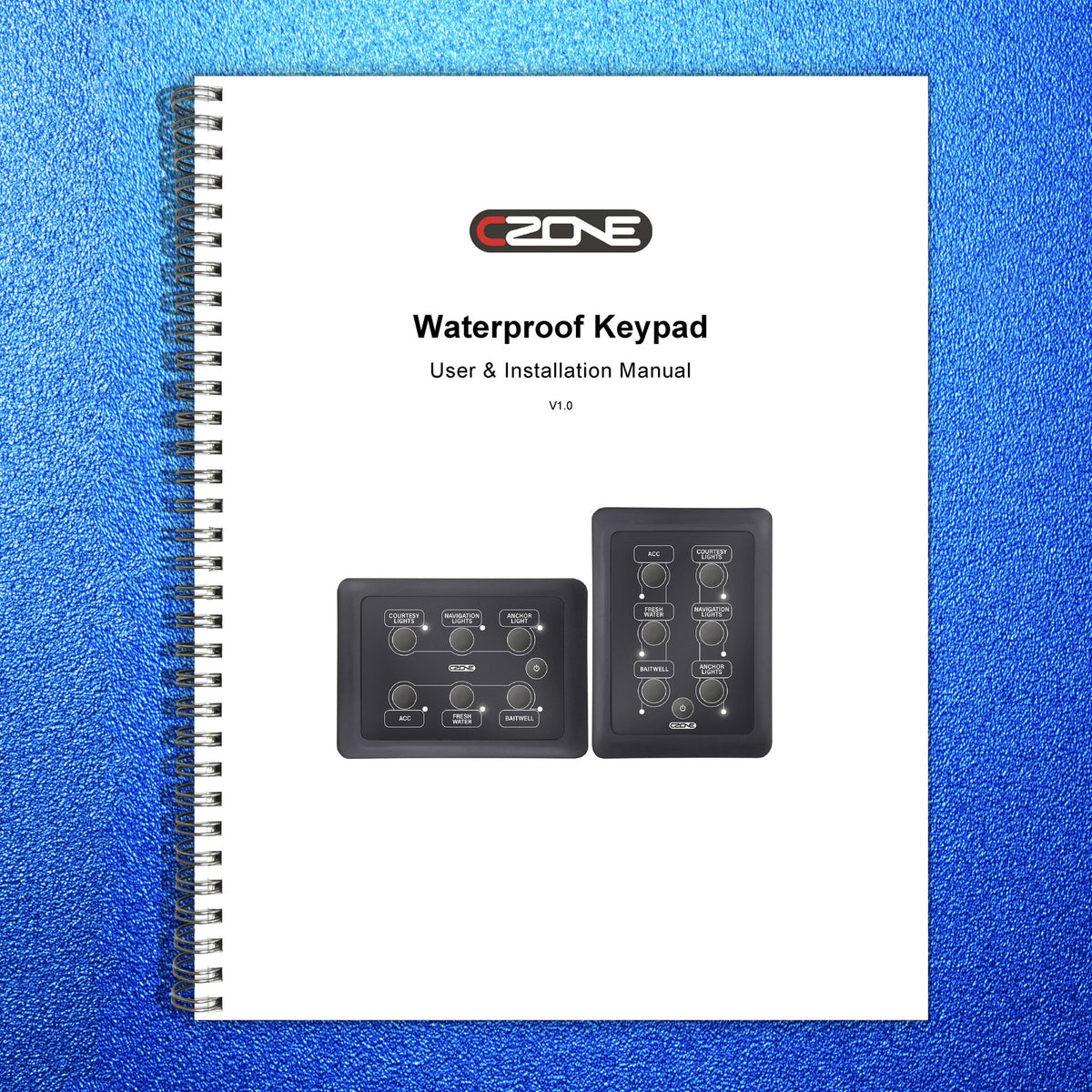 BEP MARINE CZone Waterproof Keypad User  Installation Manual 2018 - WIRE BOUND