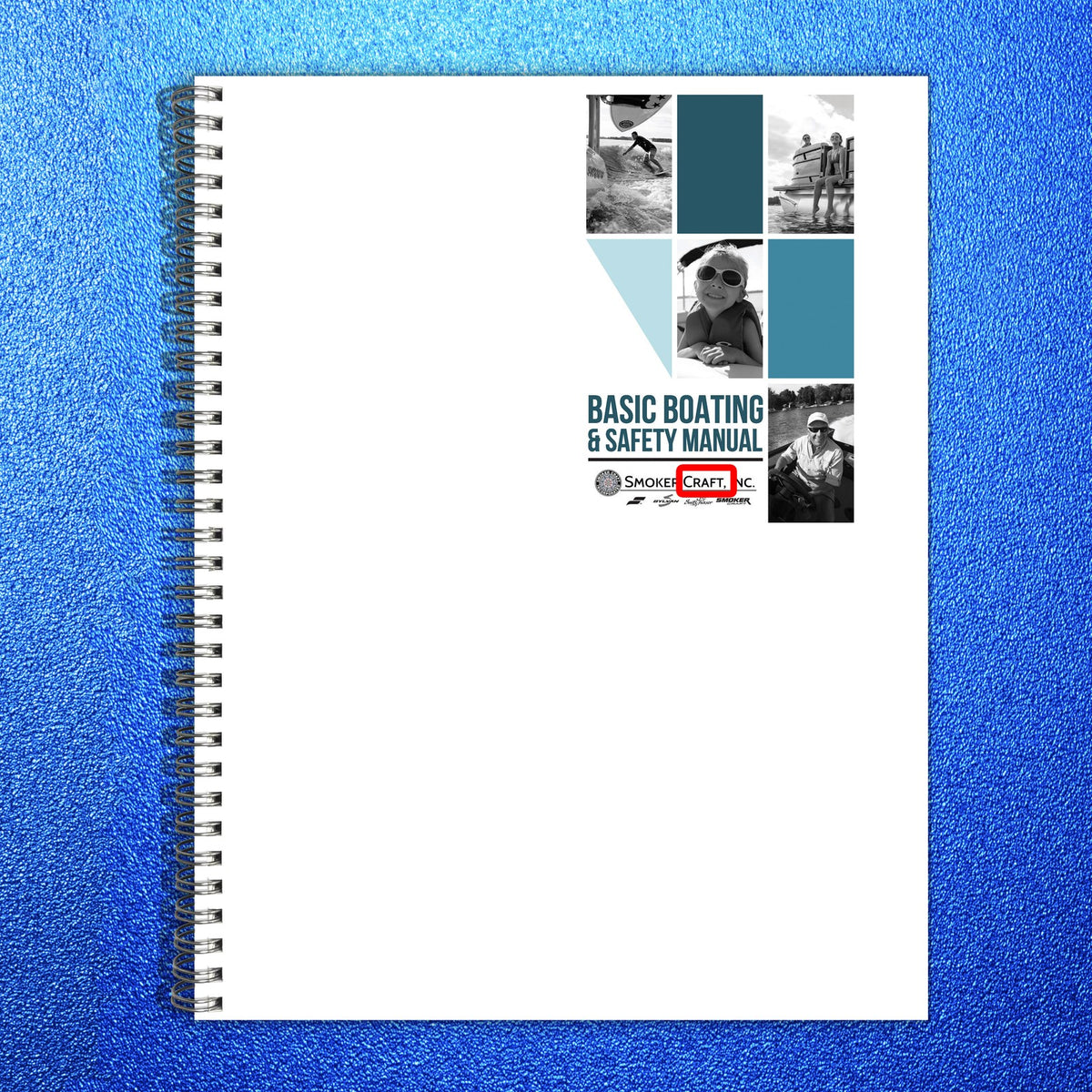 SMOKER CRAFT Basic Boating  Safety Manual - STEEL WIRE BOUND - TOUGH COVERS