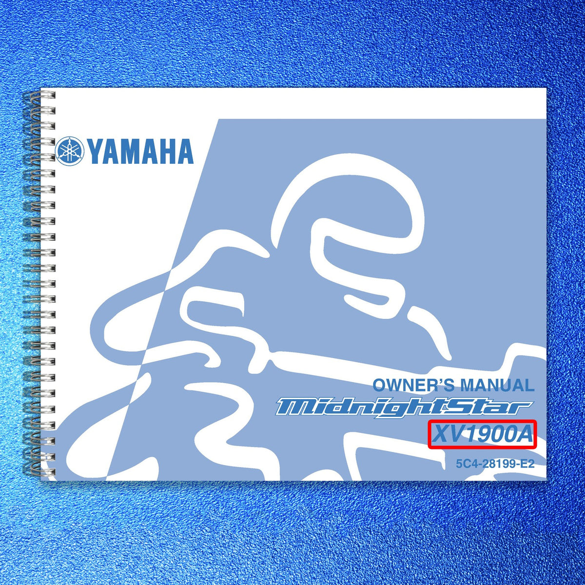 YAMAHA XV1900A Motorcycle Owners Manual 2008 - STEEL WIRE BOUND - TOUGH COVERS