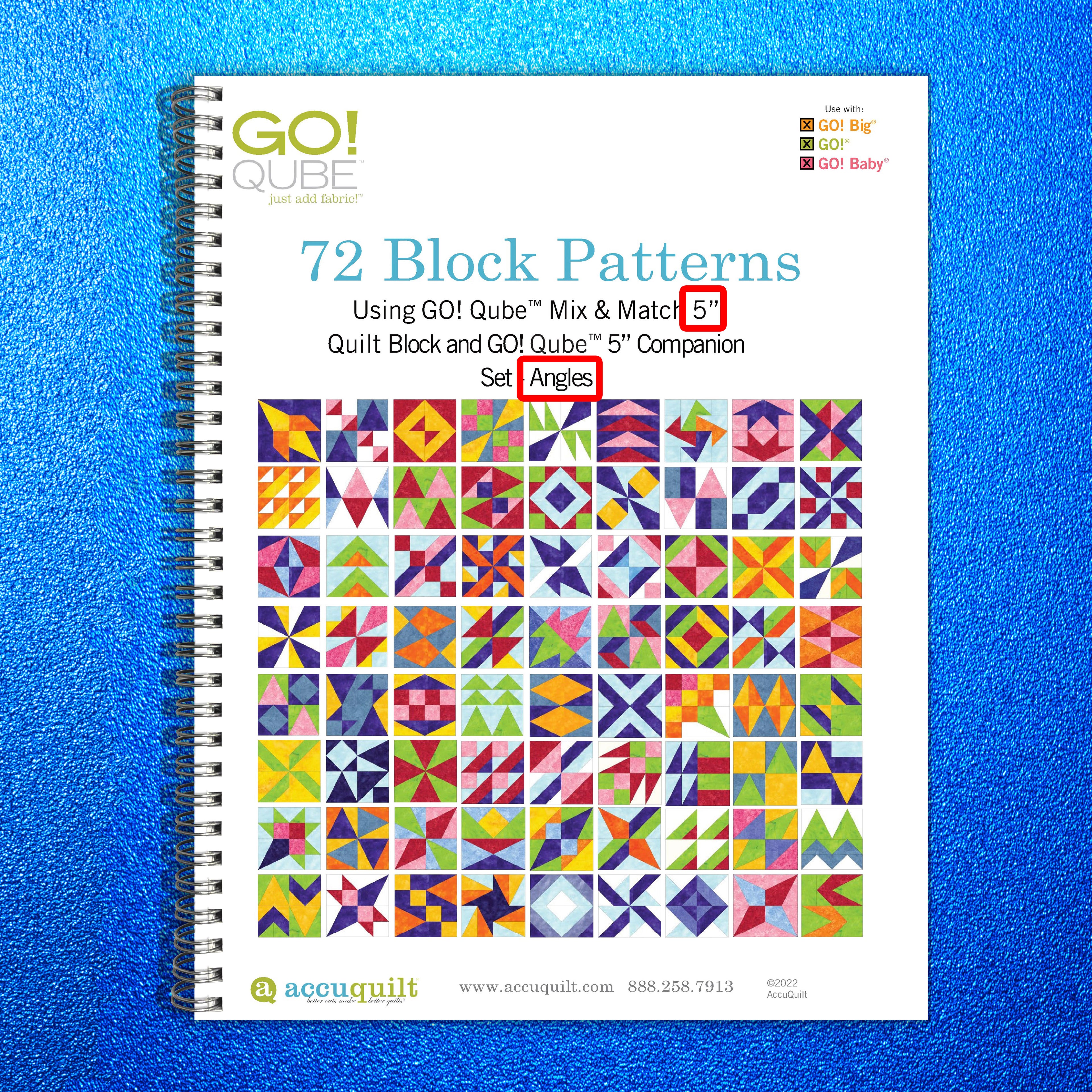 ACCUQUILT Go Qube 5" Angles - STEEL WIRE BOUND - PROTECTIVE COVERS