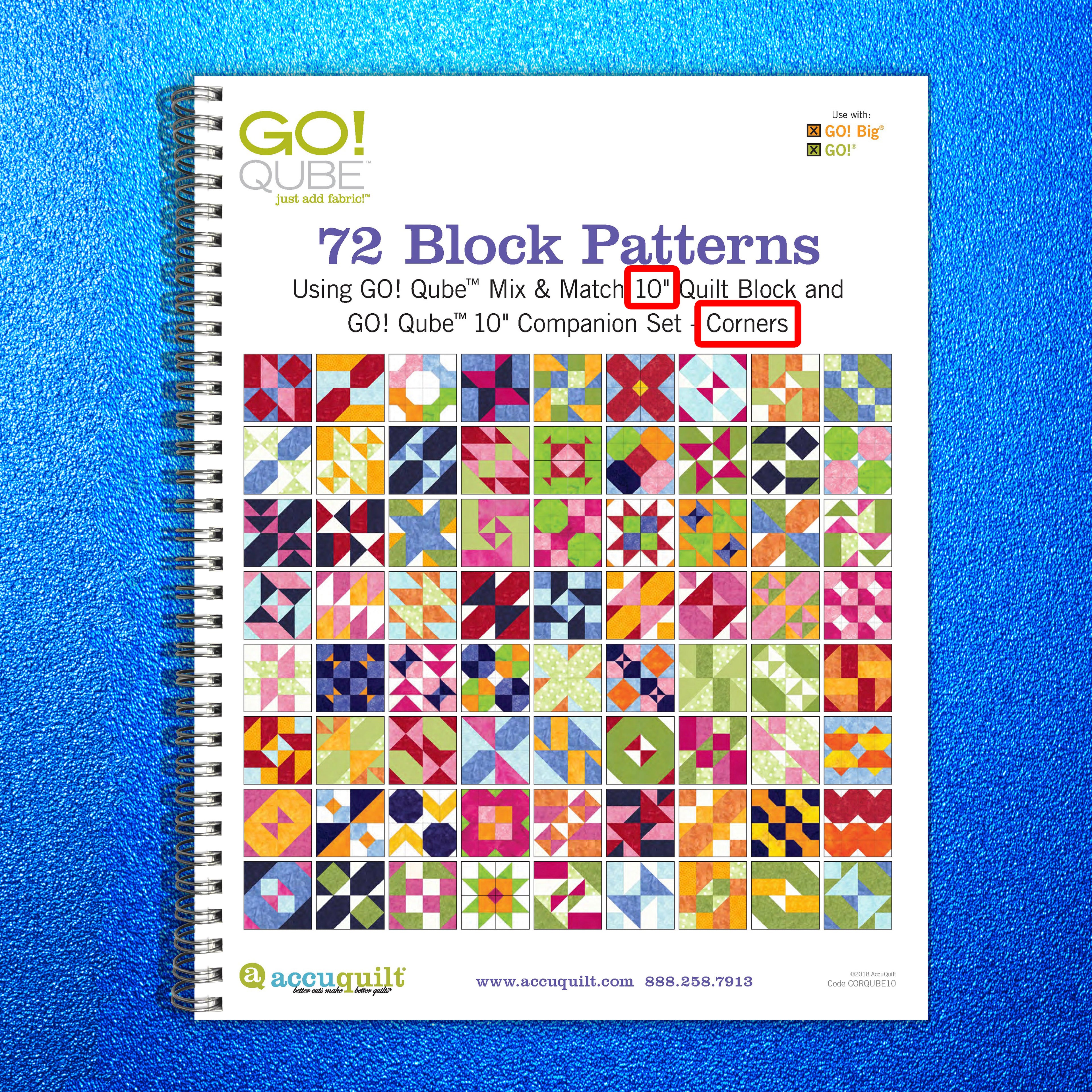 ACCUQUILT Go Qube 10" Corners - STEEL WIRE BOUND - PROTECTIVE COVERS