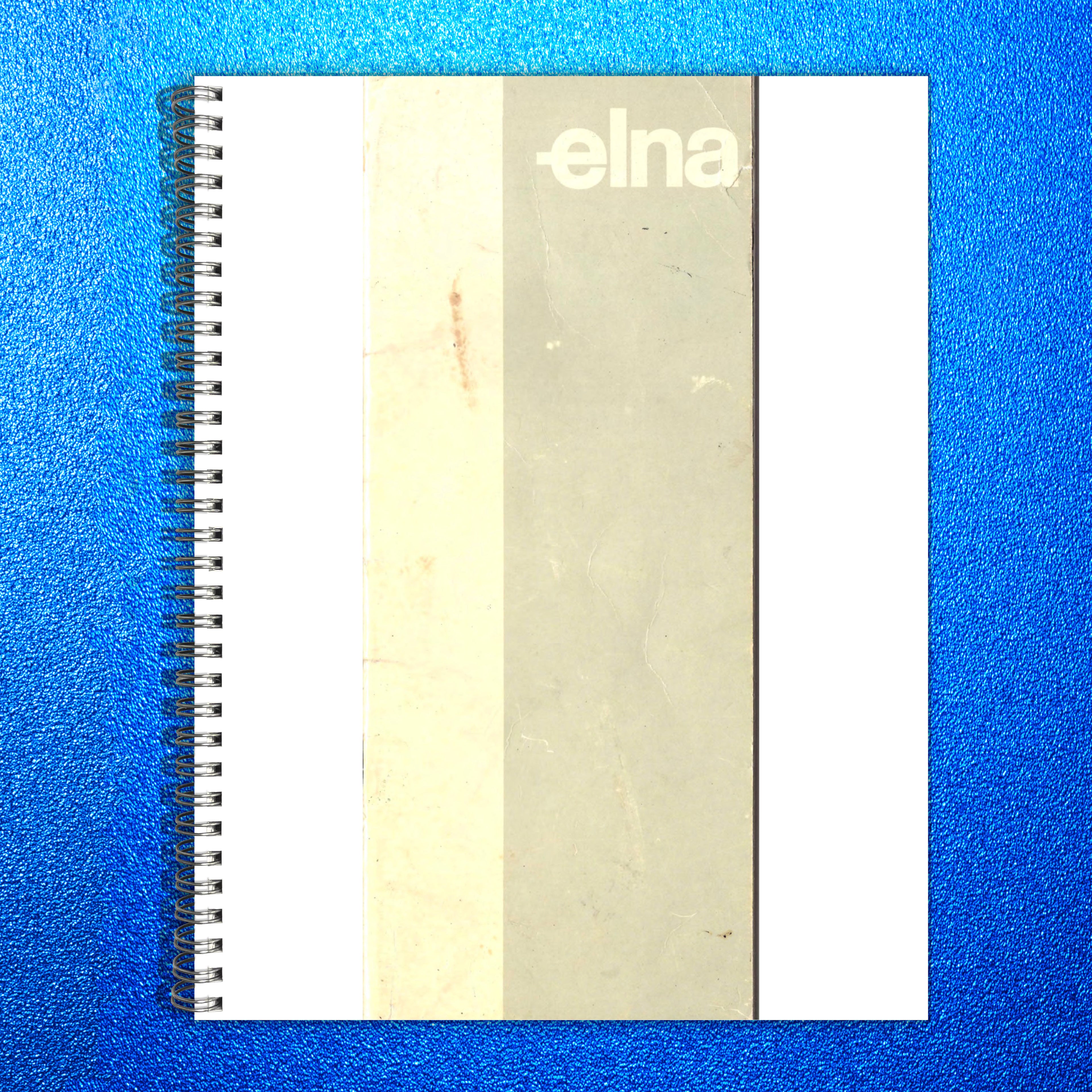ELNA Star De Luxe Plana Super Instruction Manual - WIRE BOUND - TOUGH COVERS