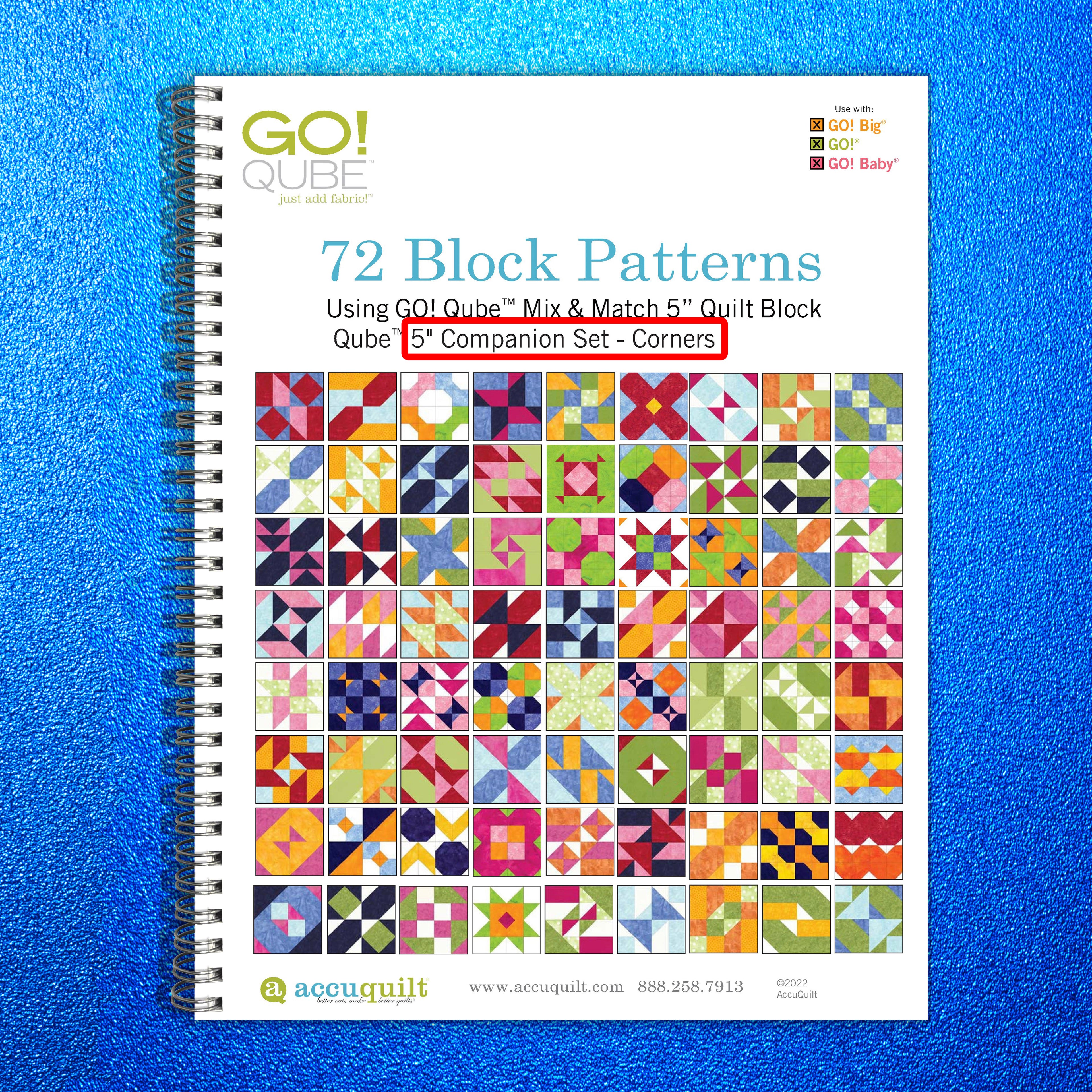 ACCUQUILT Go Qube 5" Corners - STEEL WIRE BOUND - PROTECTIVE COVERS