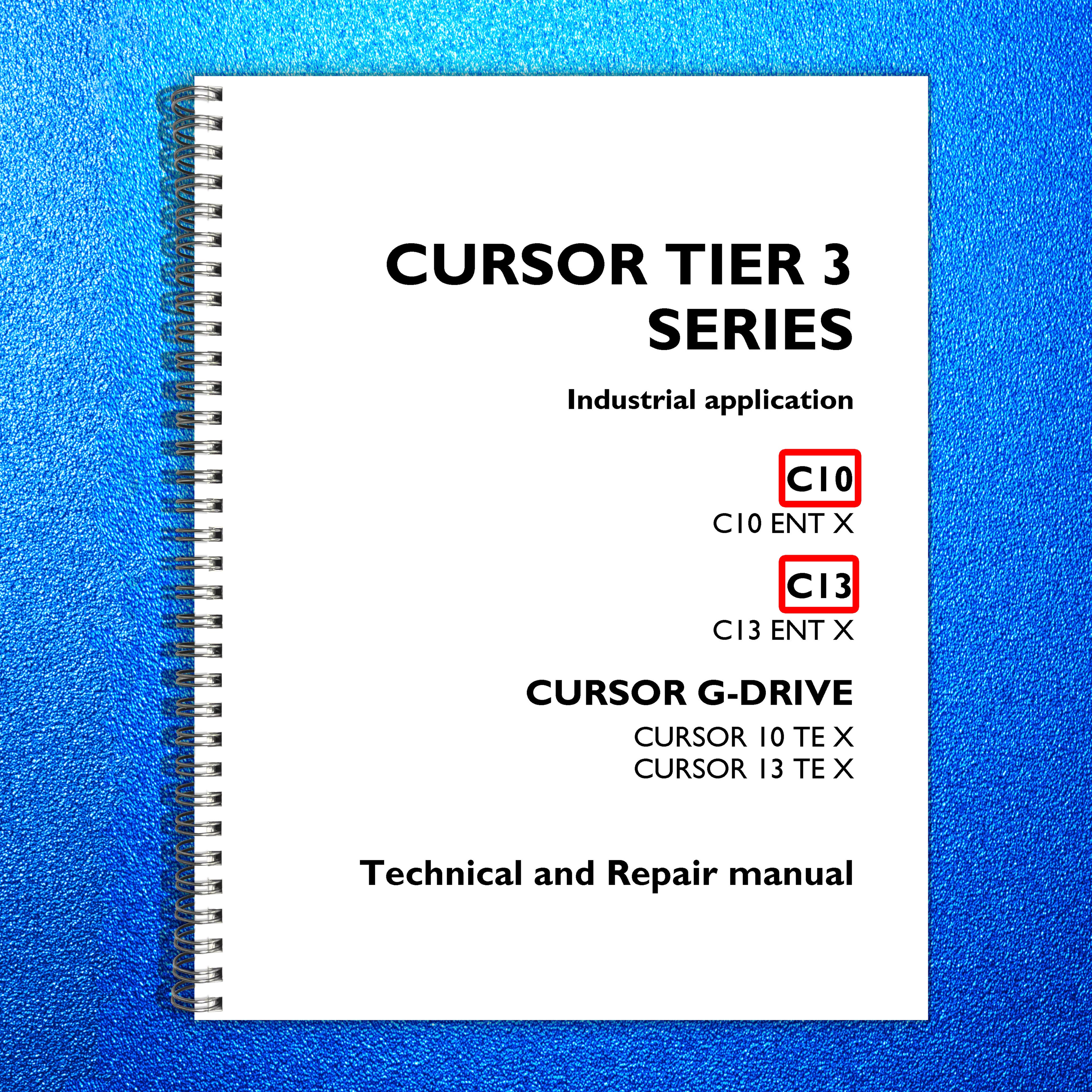 IVECO Cursor C10 C13 Tier 3 Technical And Repair Manual 2007 - WIRE BOUND
