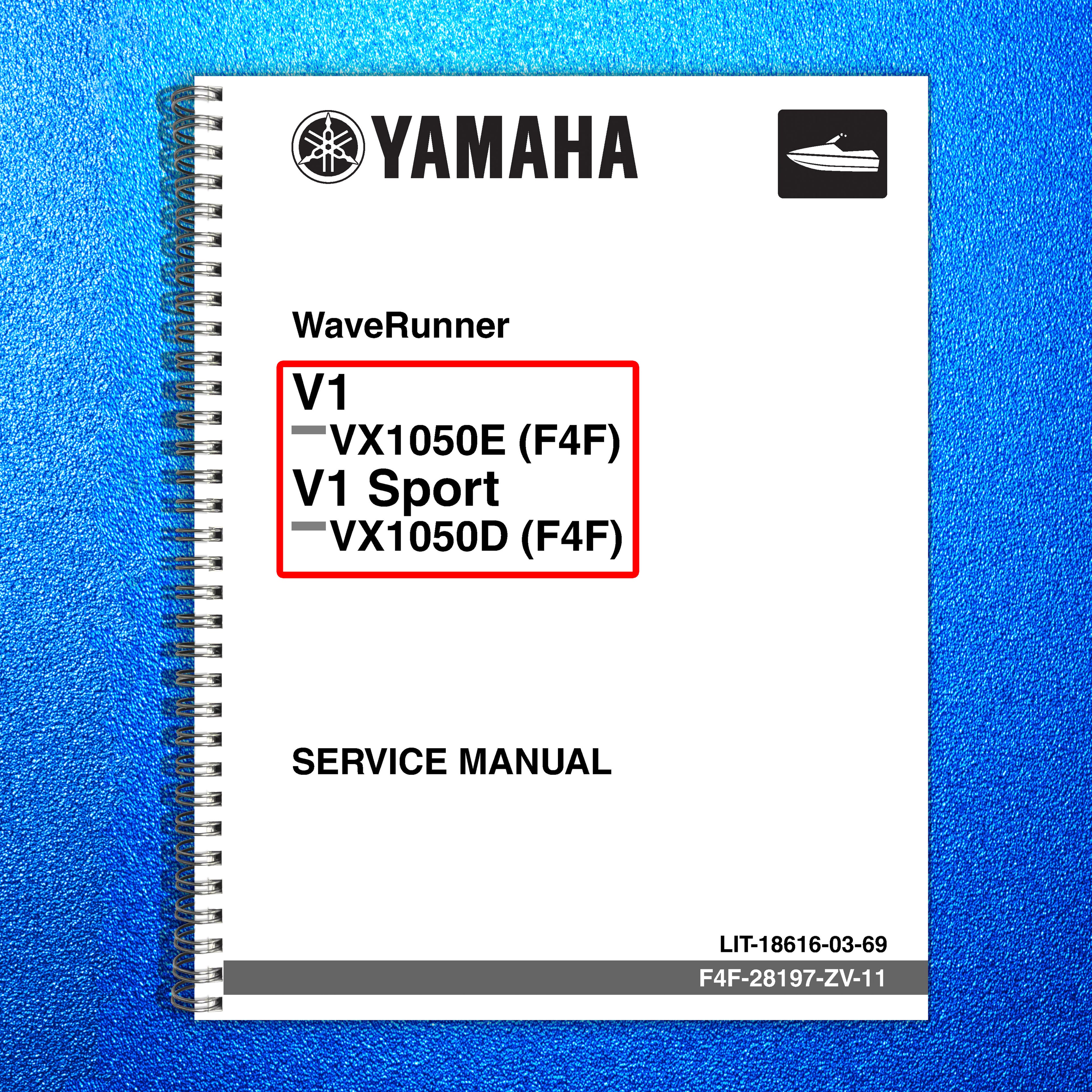 YAMAHA WaveRunner V1 VX1050E Sport VX1050D Service Manual, FOLDOUTS
